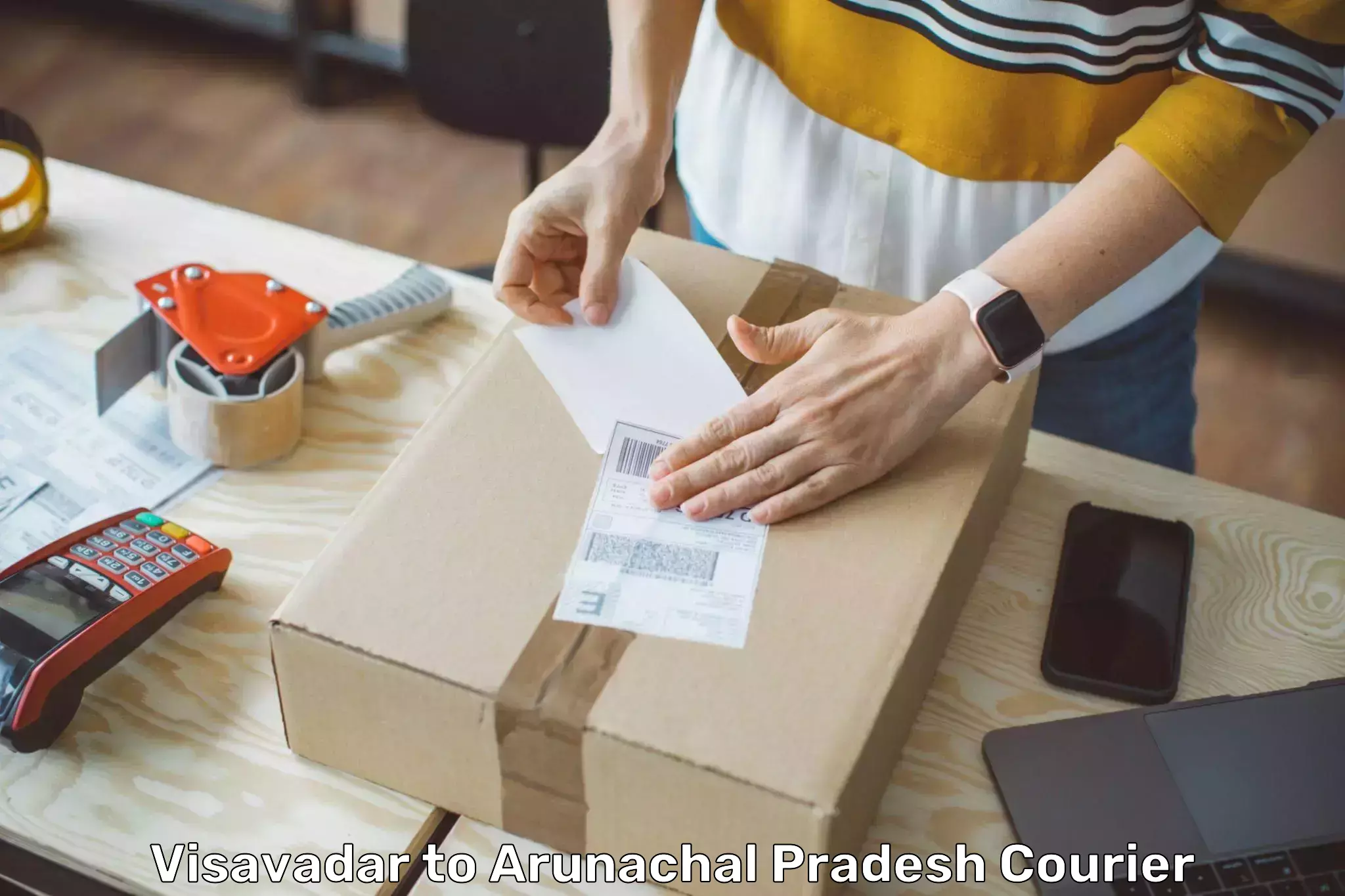 Bulk order courier in Visavadar to Rajiv Gandhi University Itanagar