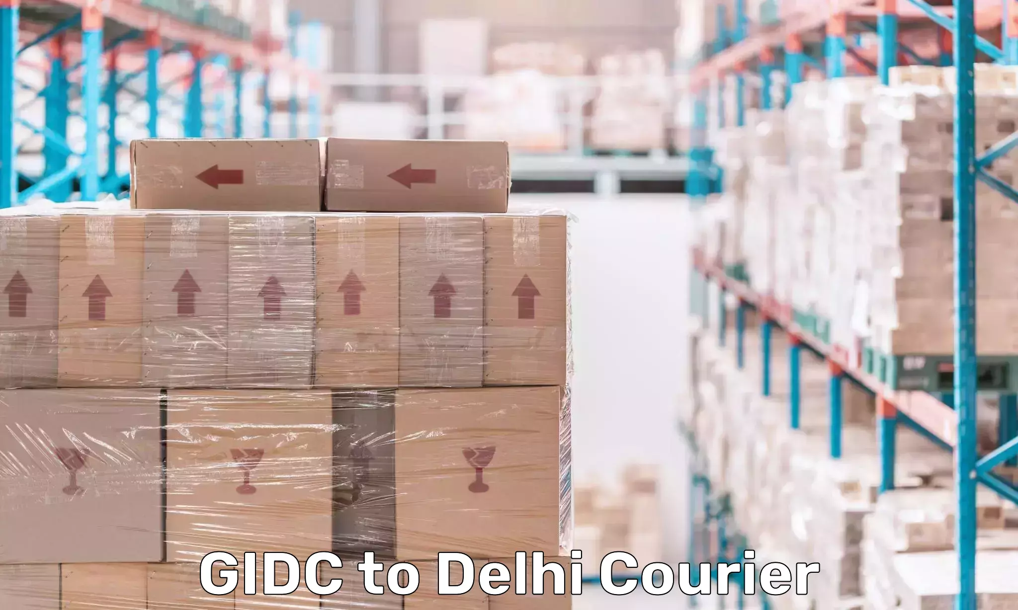 Versatile courier offerings GIDC to Kalkaji