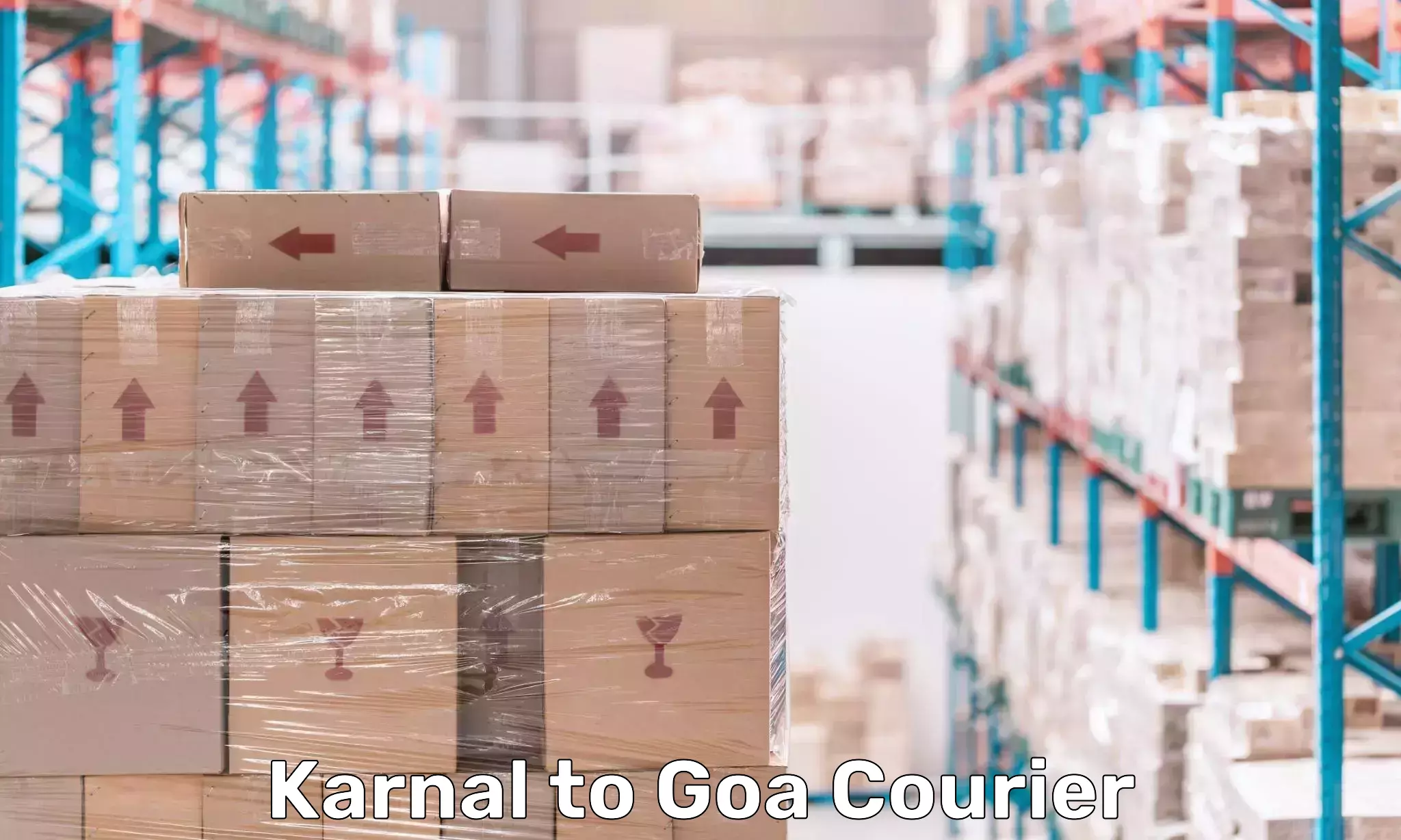 24-hour courier services Karnal to Vasco da Gama