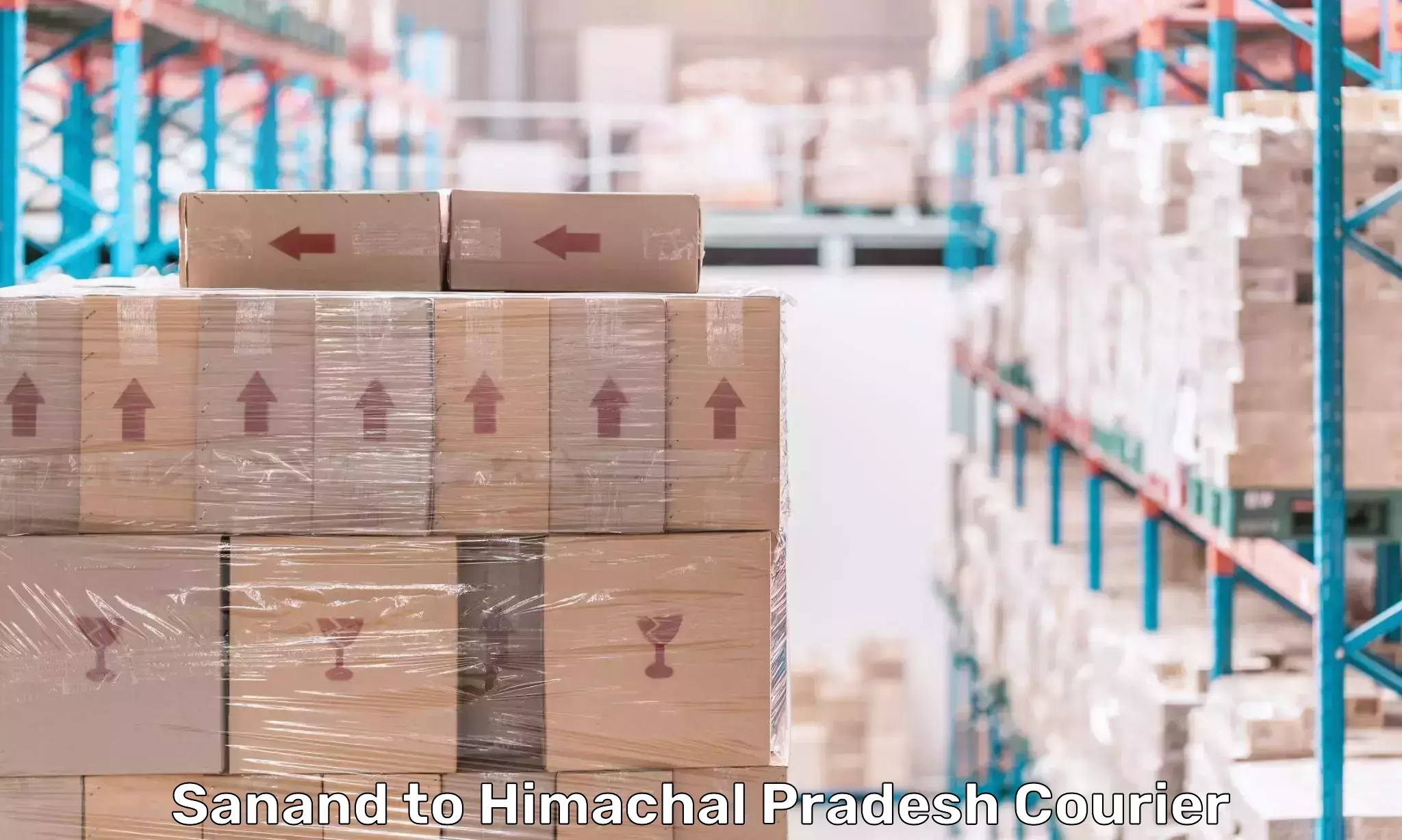 Efficient shipping operations in Sanand to Himachal Pradesh
