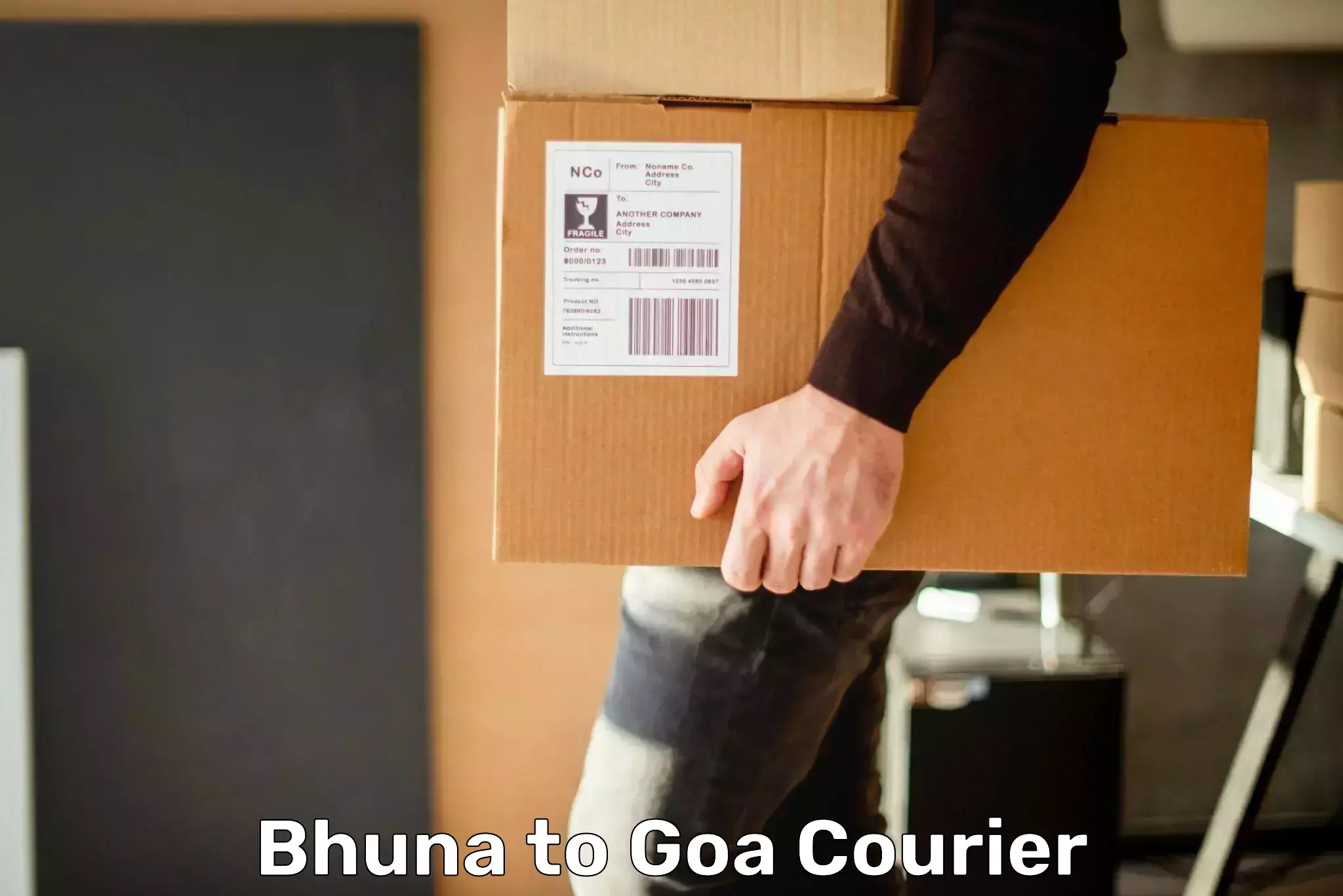 Customer-centric shipping Bhuna to Bicholim