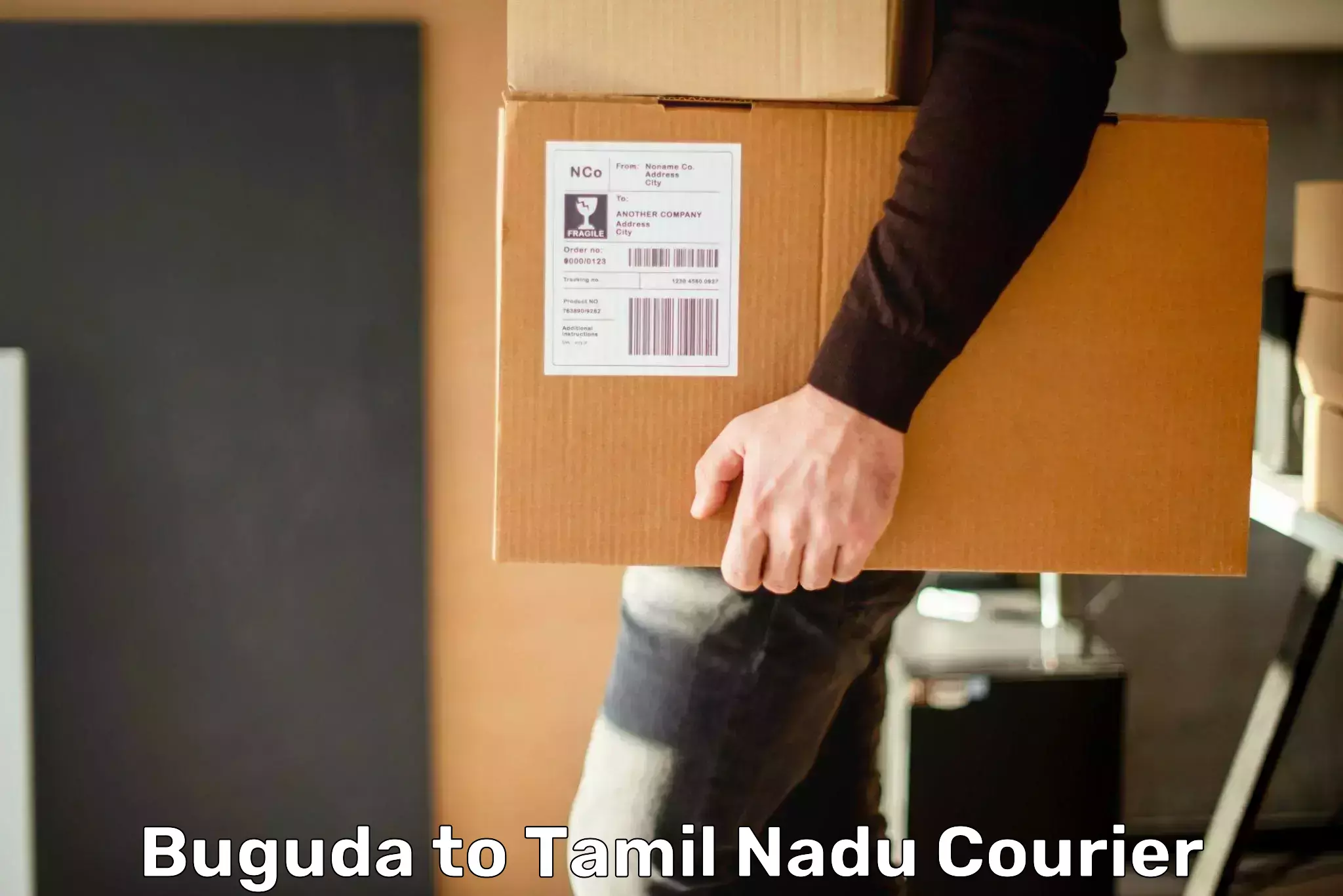 International parcel service Buguda to Bharathiar University Coimbatore