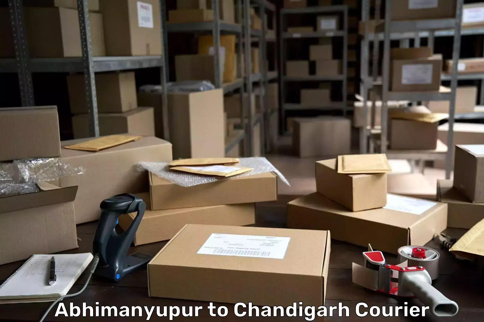 High value parcel delivery Abhimanyupur to Panjab University Chandigarh