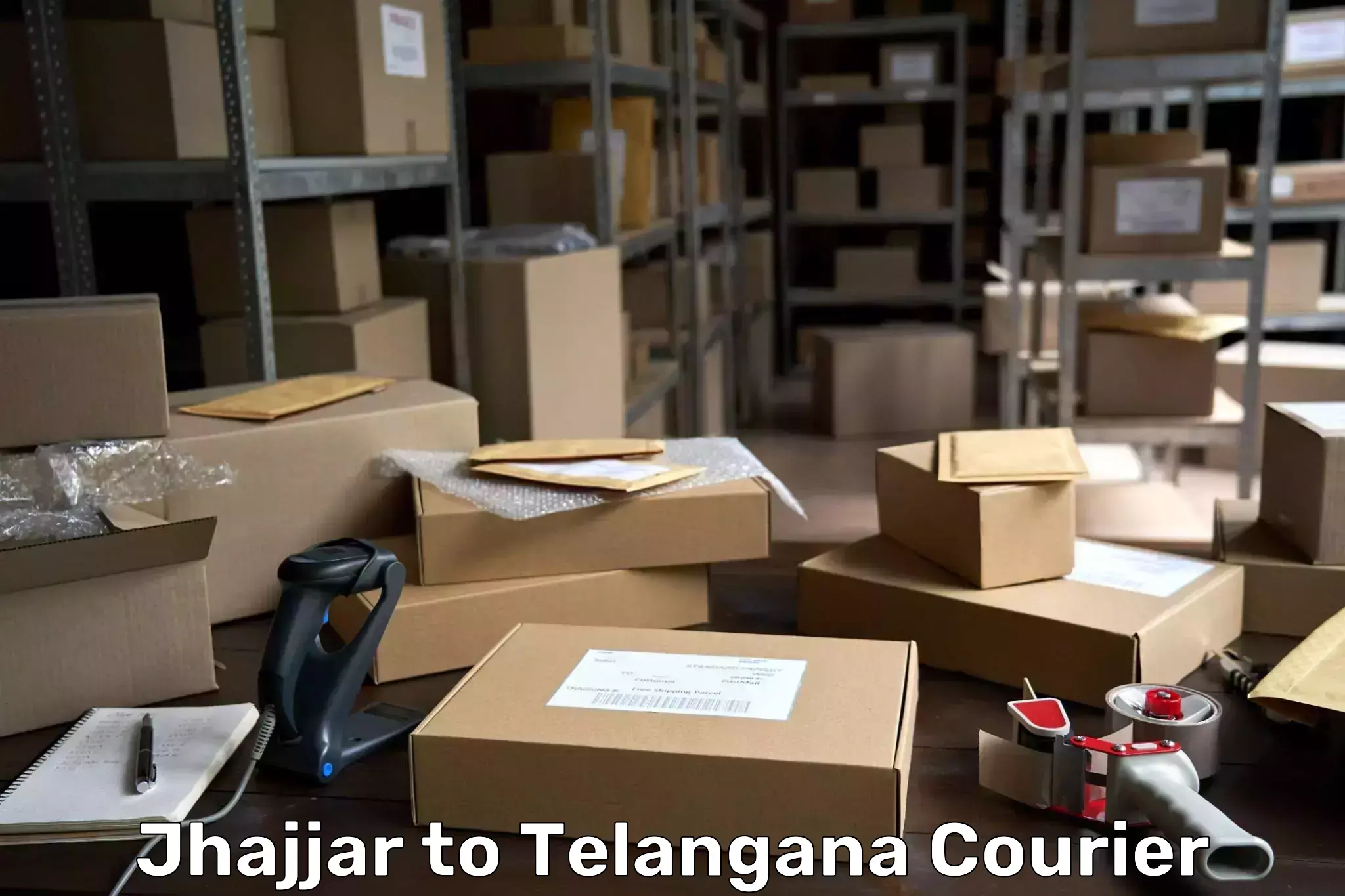 Specialized courier services Jhajjar to Shadnagar
