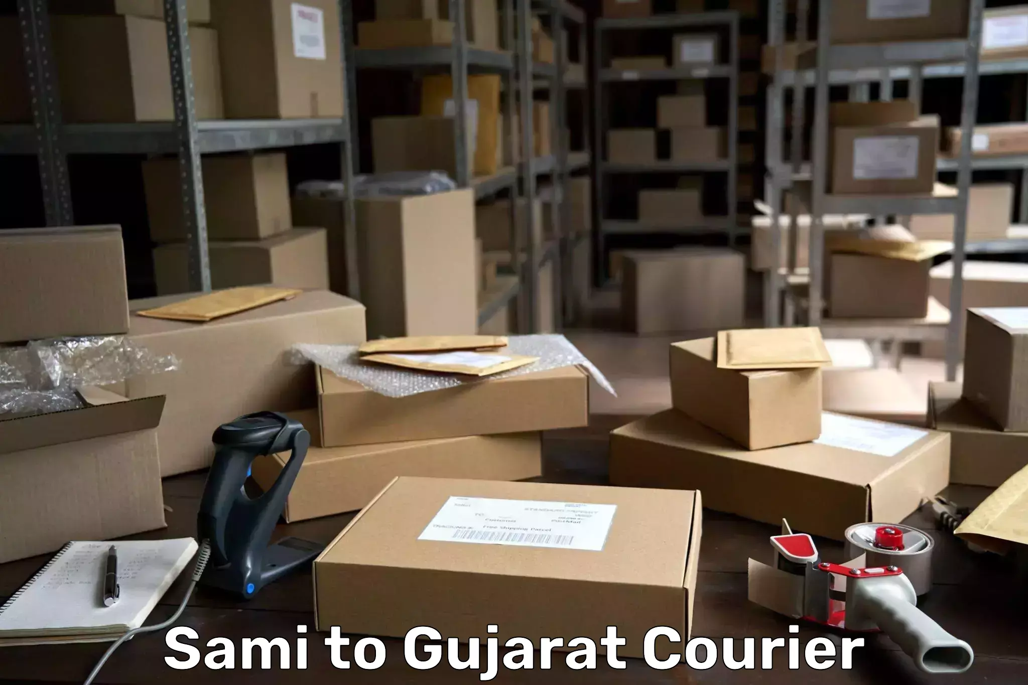 Pharmaceutical courier Sami to Jetpur