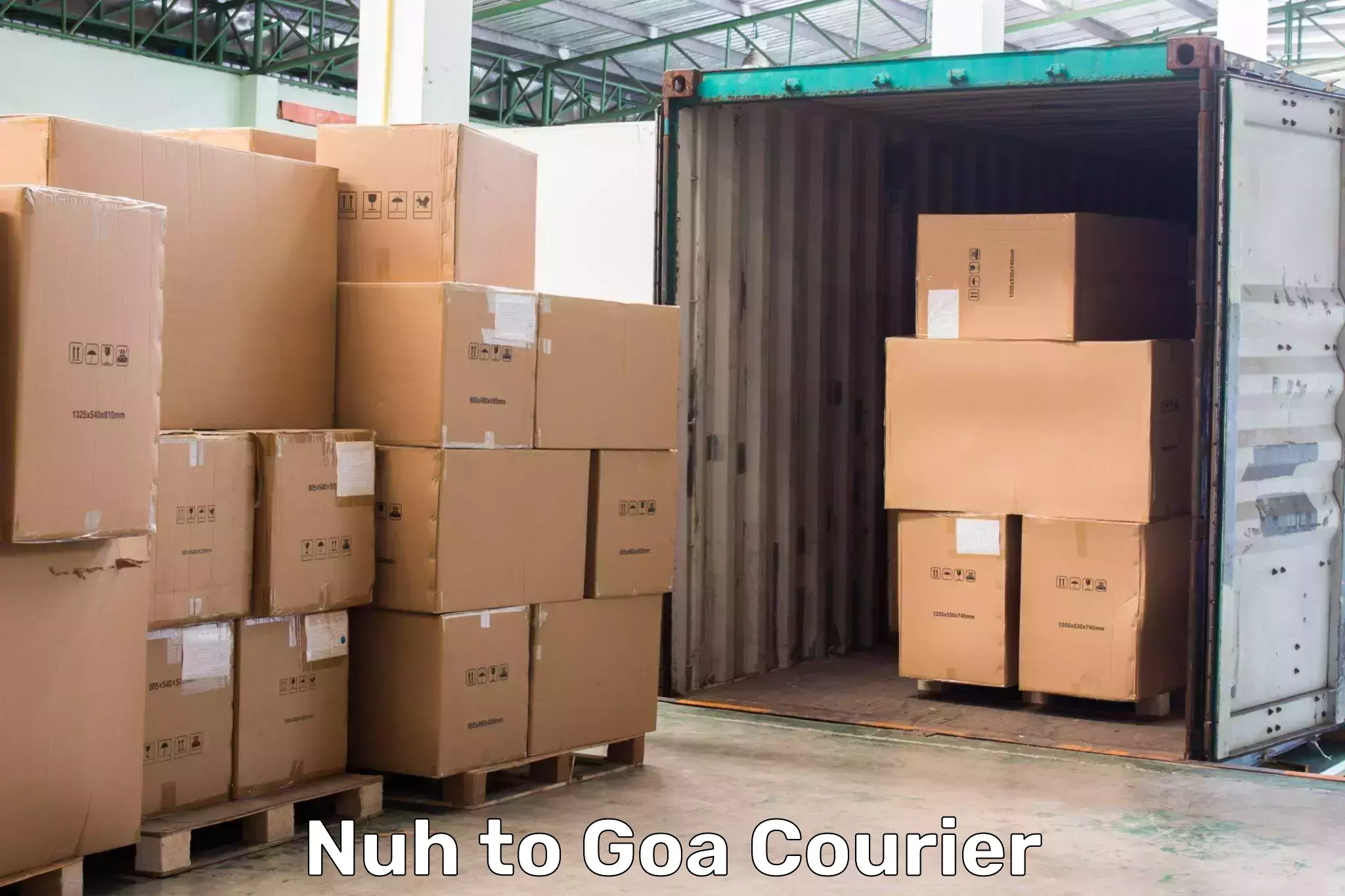 High-speed parcel service Nuh to Goa