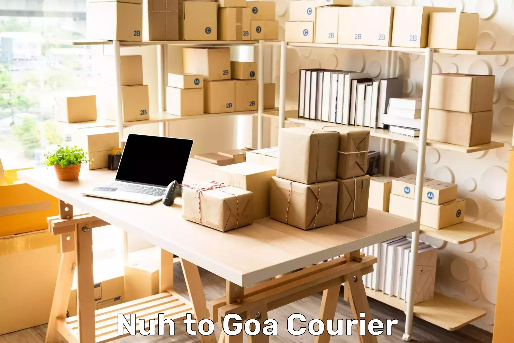 Air courier services in Nuh to Panjim