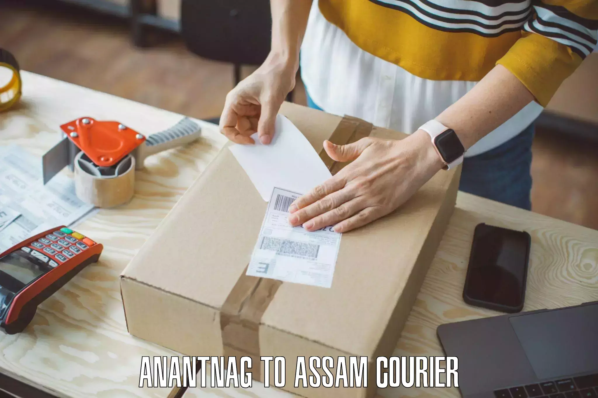 Furniture moving assistance Anantnag to Gossaigaon