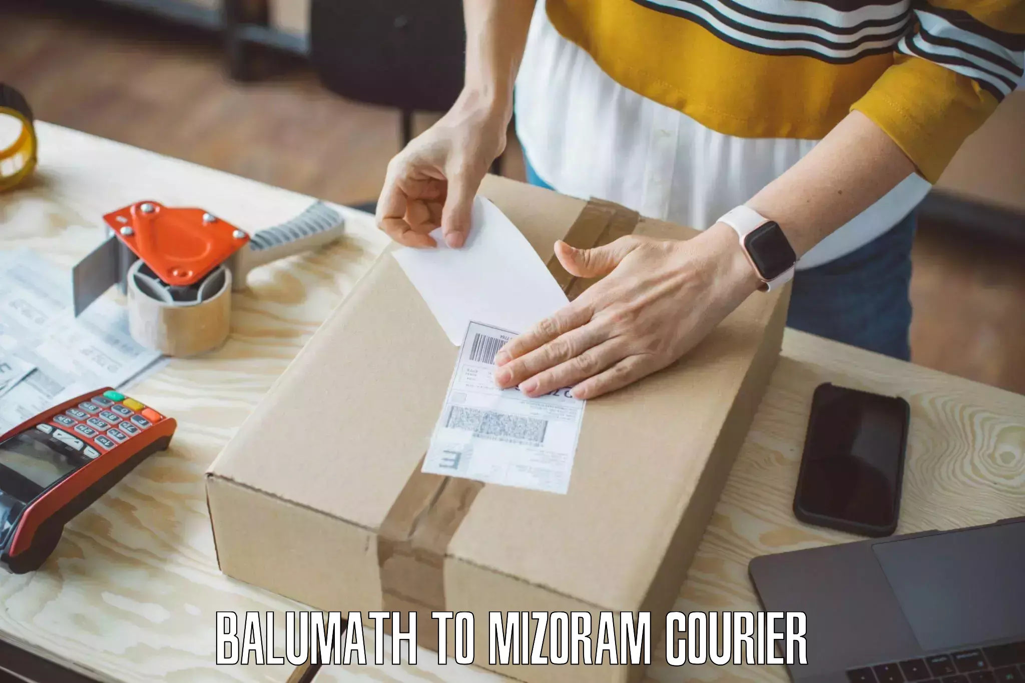 Home goods transport Balumath to Mizoram University Aizawl