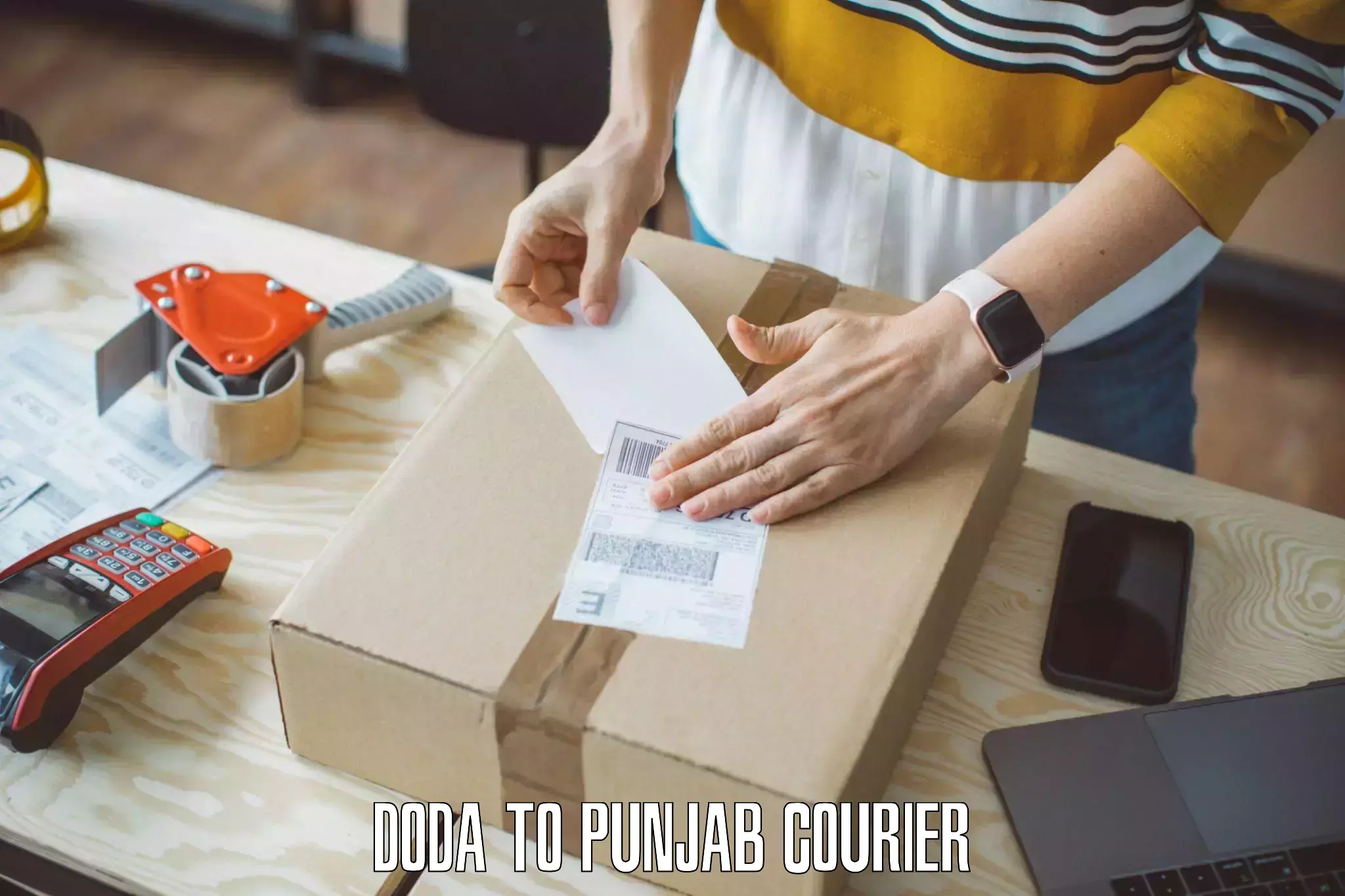 Home goods moving company Doda to Patiala