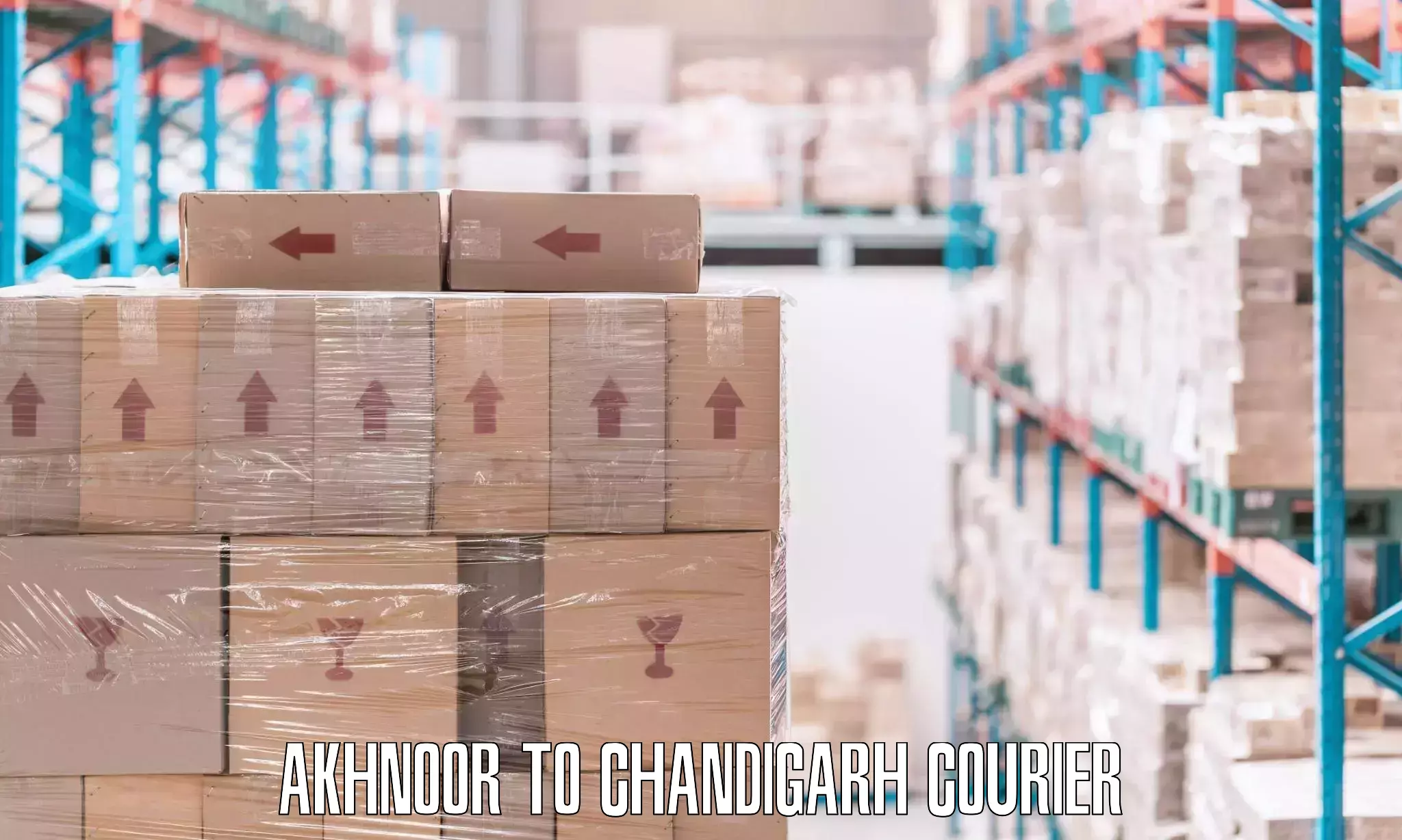 Household goods shipping Akhnoor to Panjab University Chandigarh