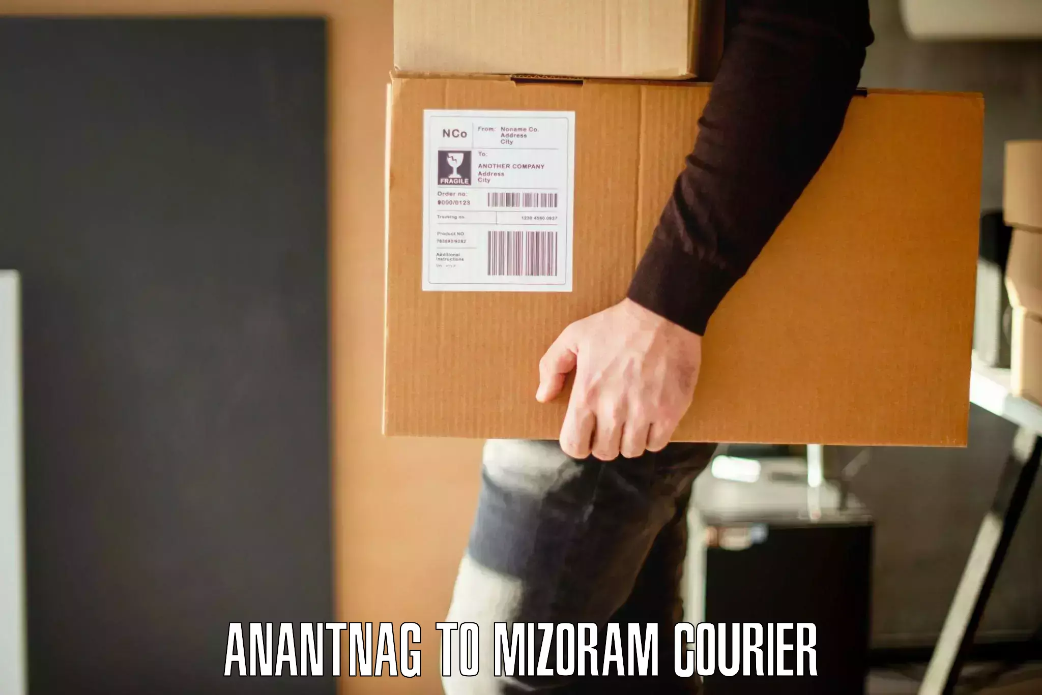 Quality furniture shipping Anantnag to Saitual