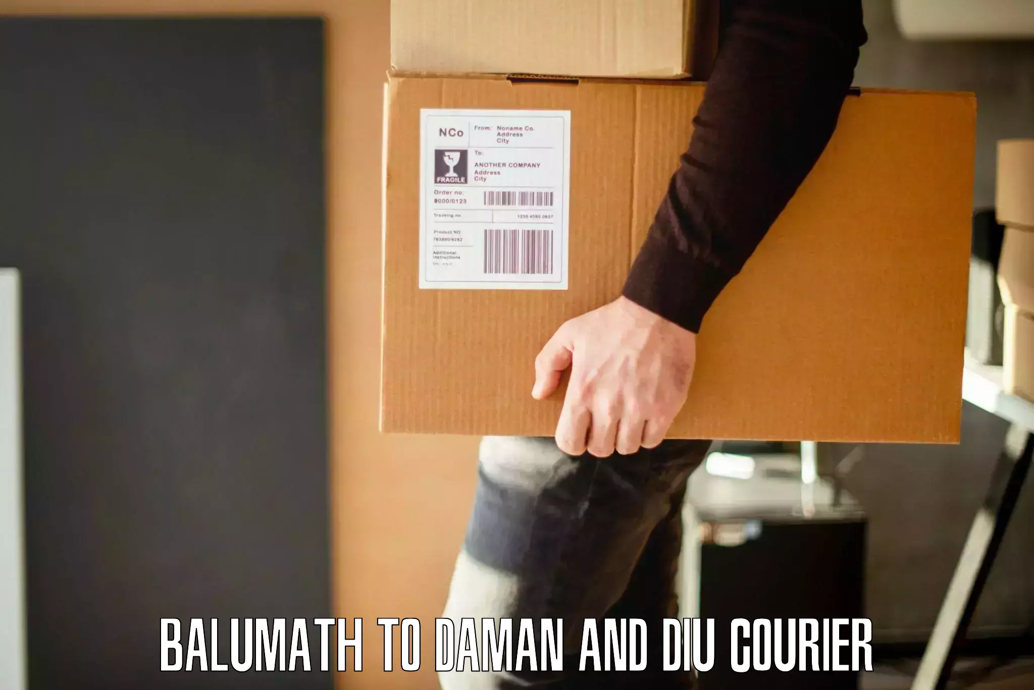 Personalized moving service Balumath to Daman and Diu