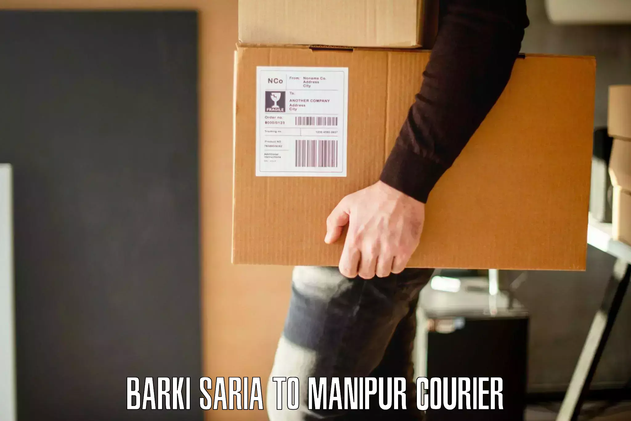 Furniture transport service Barki Saria to Manipur