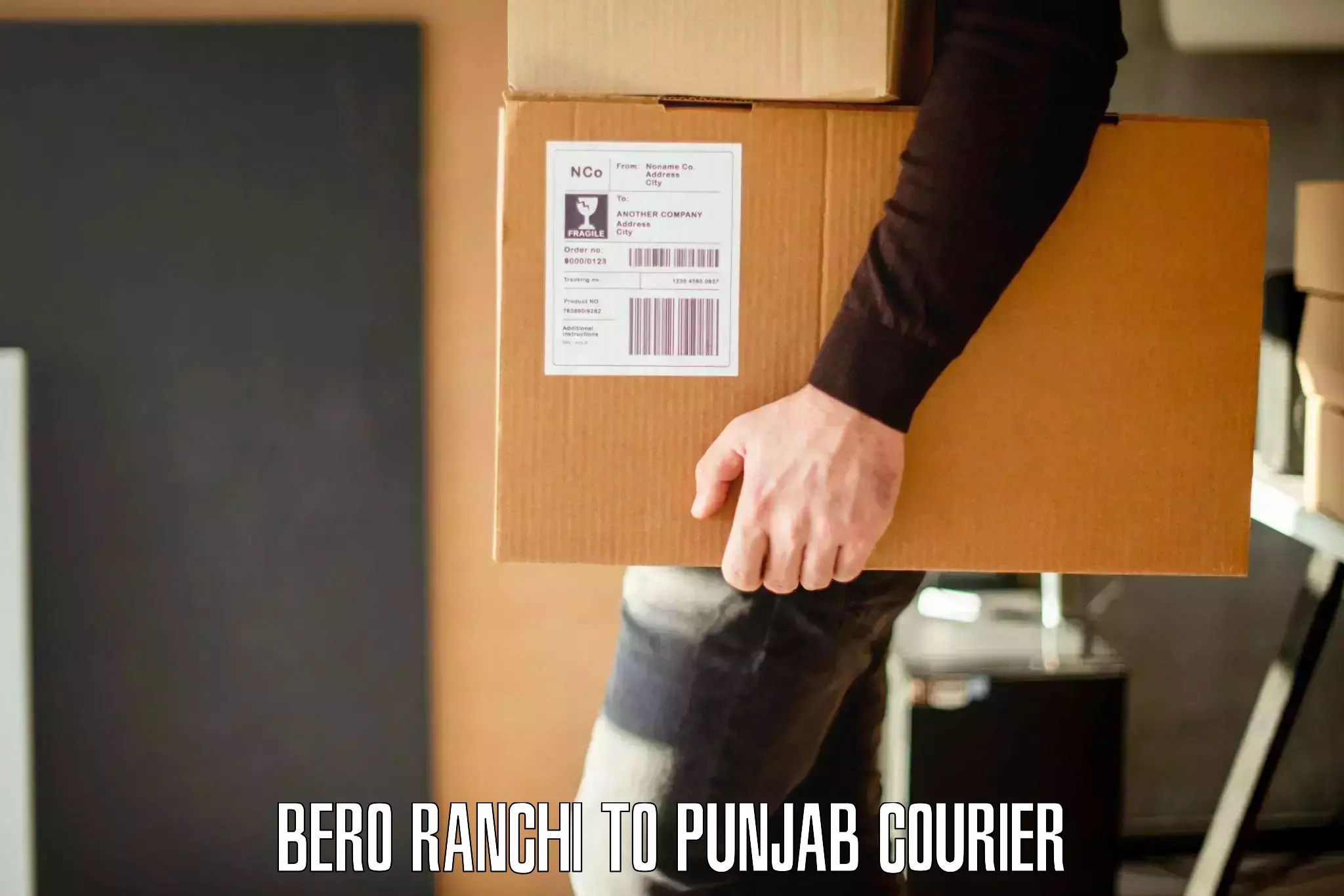 Nationwide furniture transport Bero Ranchi to Punjab
