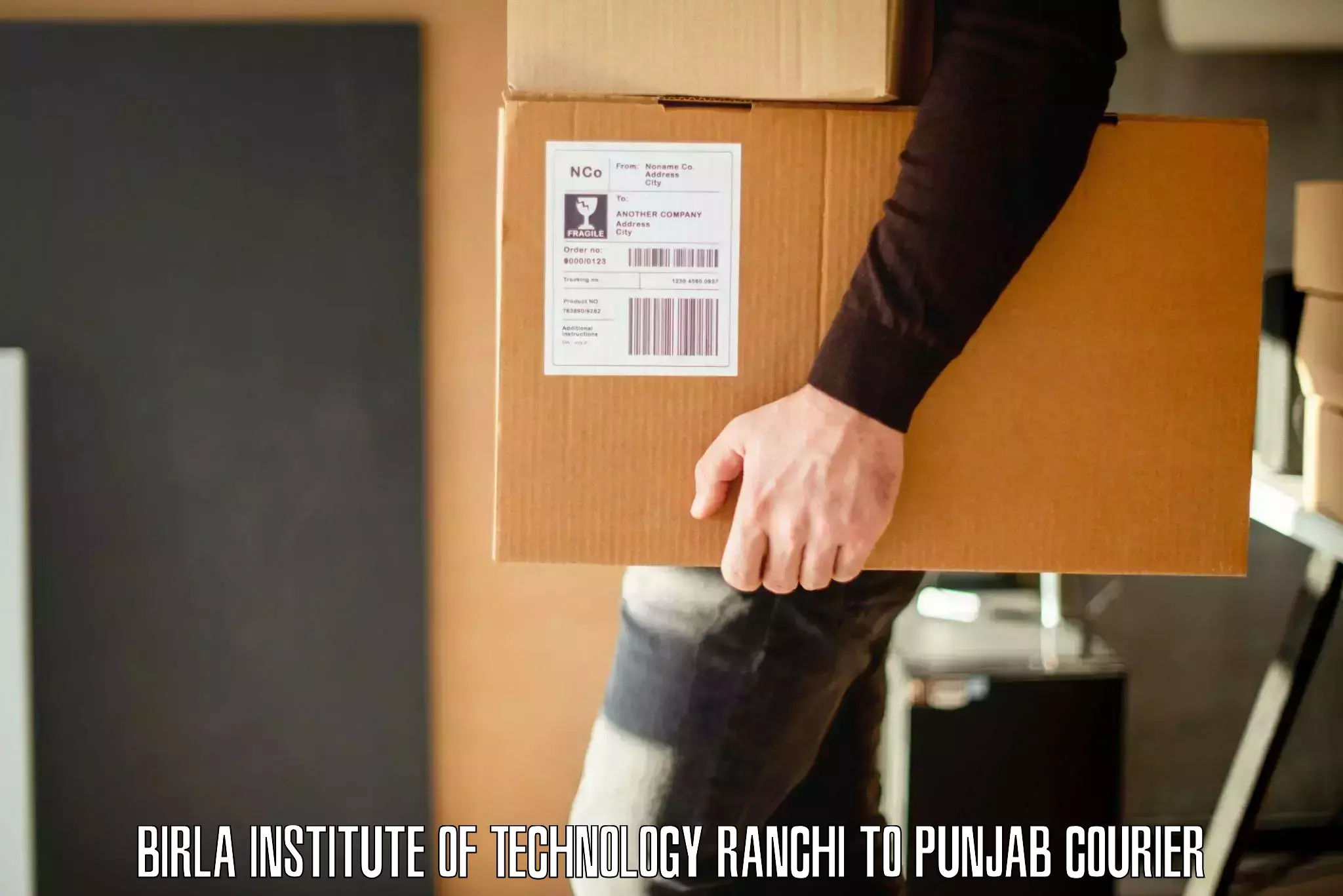 Household moving experts Birla Institute of Technology Ranchi to Guru Nanak Dev University Amritsar