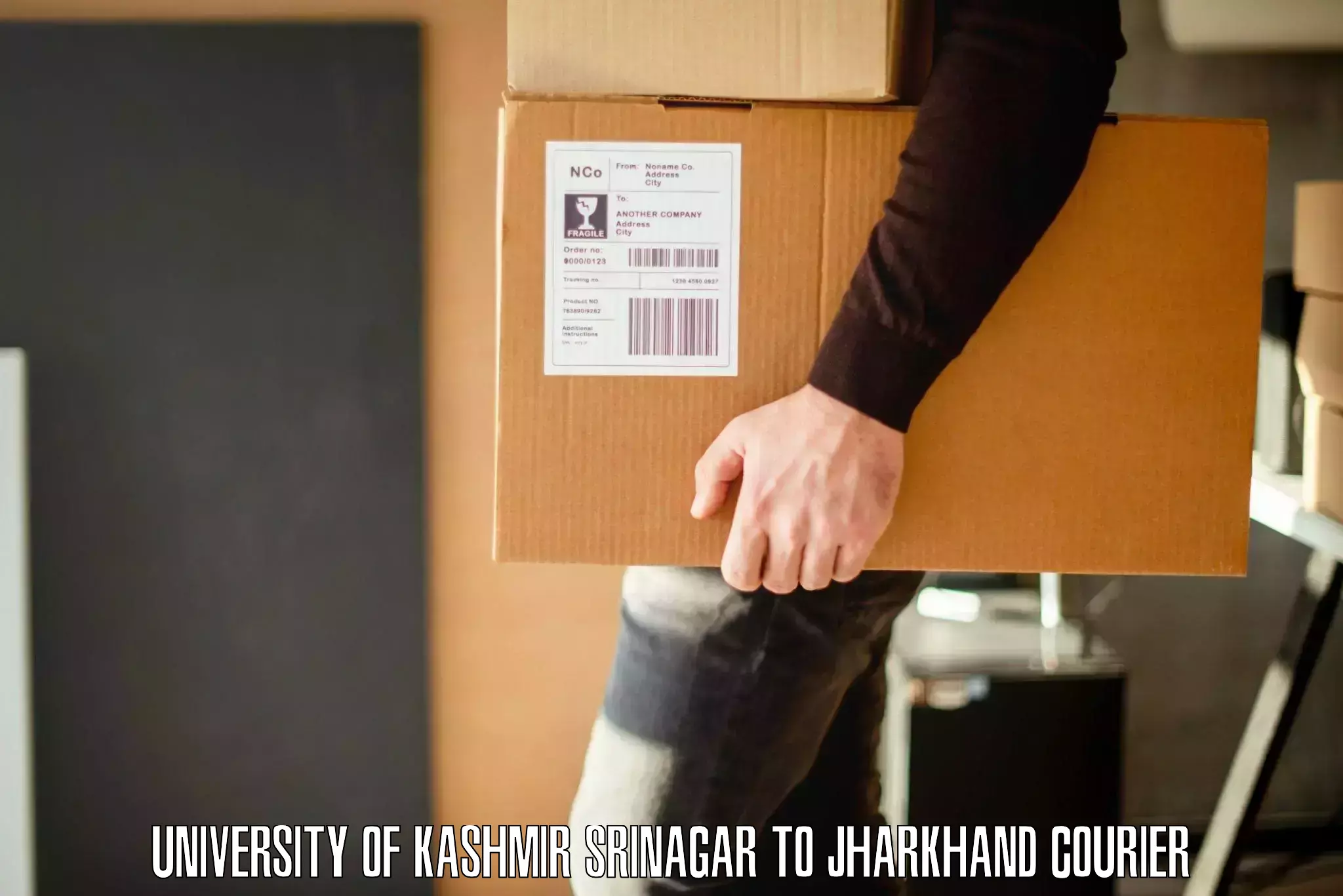 Professional packing services University of Kashmir Srinagar to Jharkhand