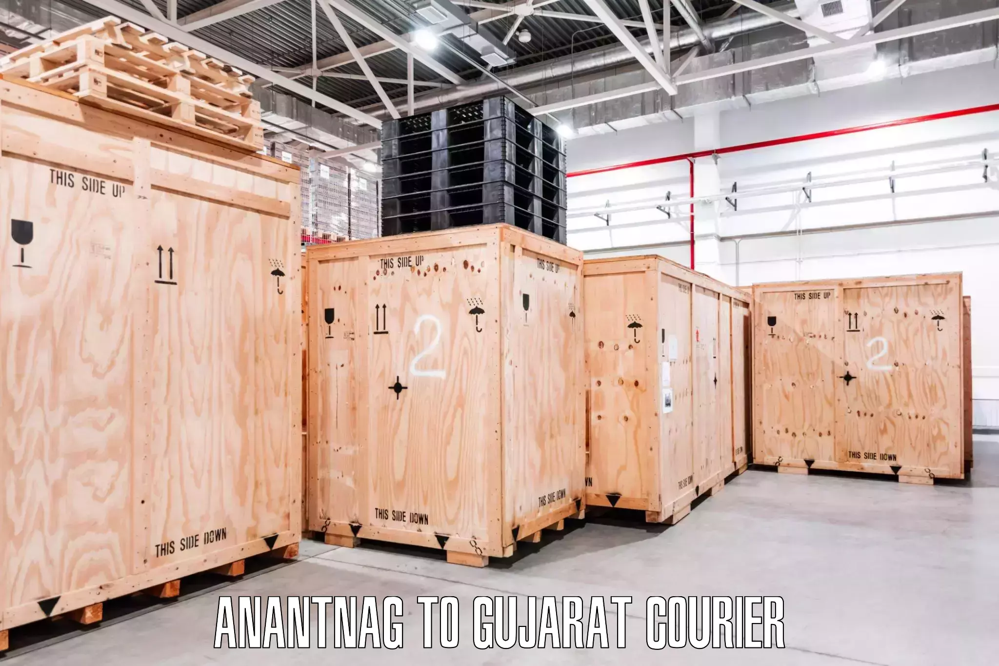 Full-service furniture transport Anantnag to Girgadhada