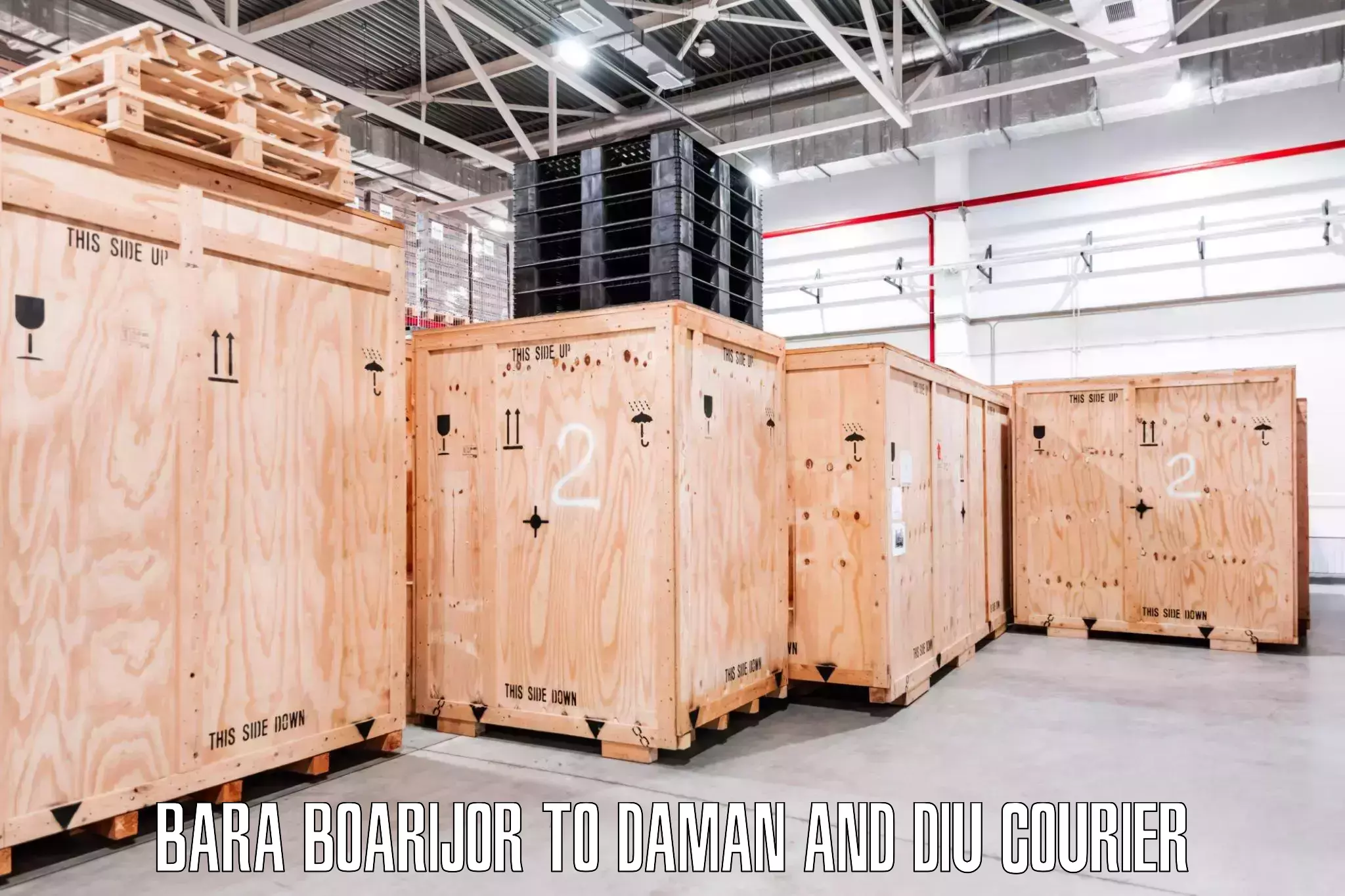 Furniture transport professionals Bara Boarijor to Diu