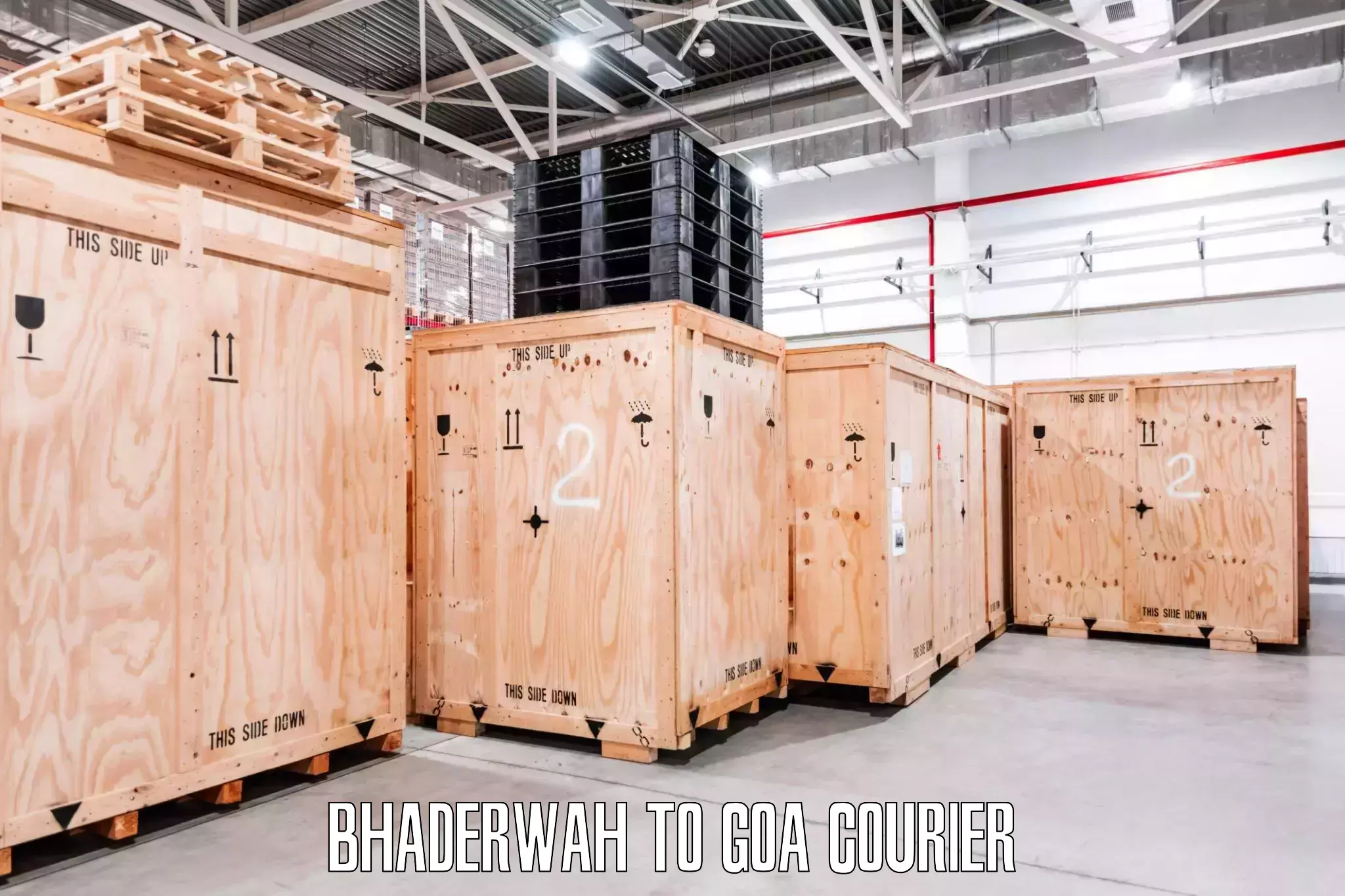 Furniture moving experts Bhaderwah to Panaji