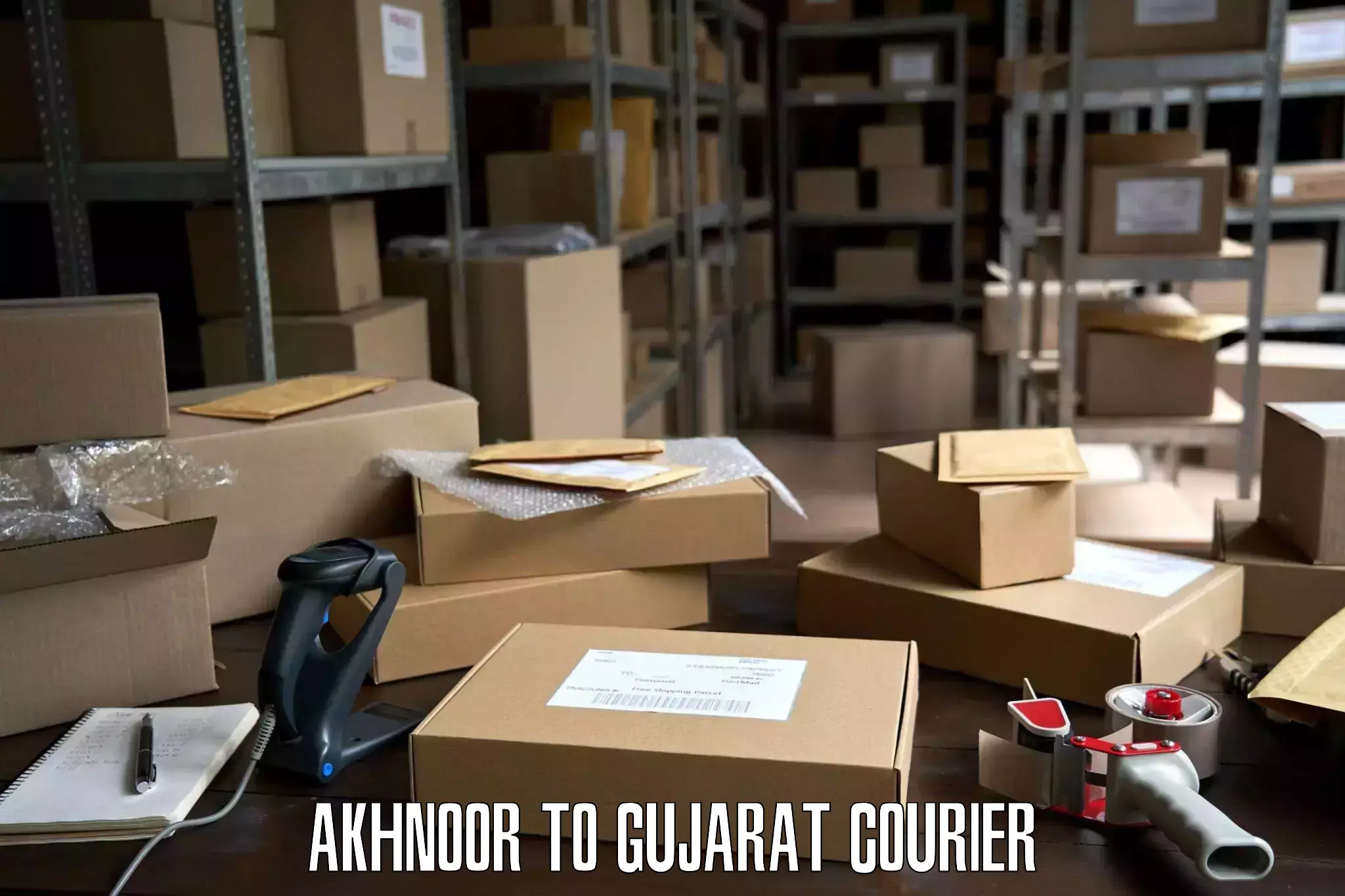 Comprehensive moving services Akhnoor to Gujarat