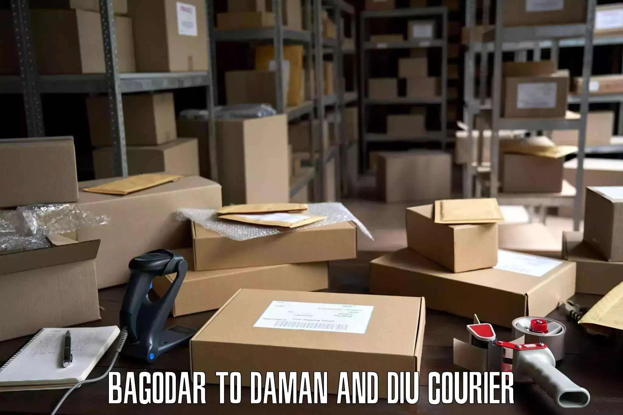 Professional packing services Bagodar to Daman and Diu