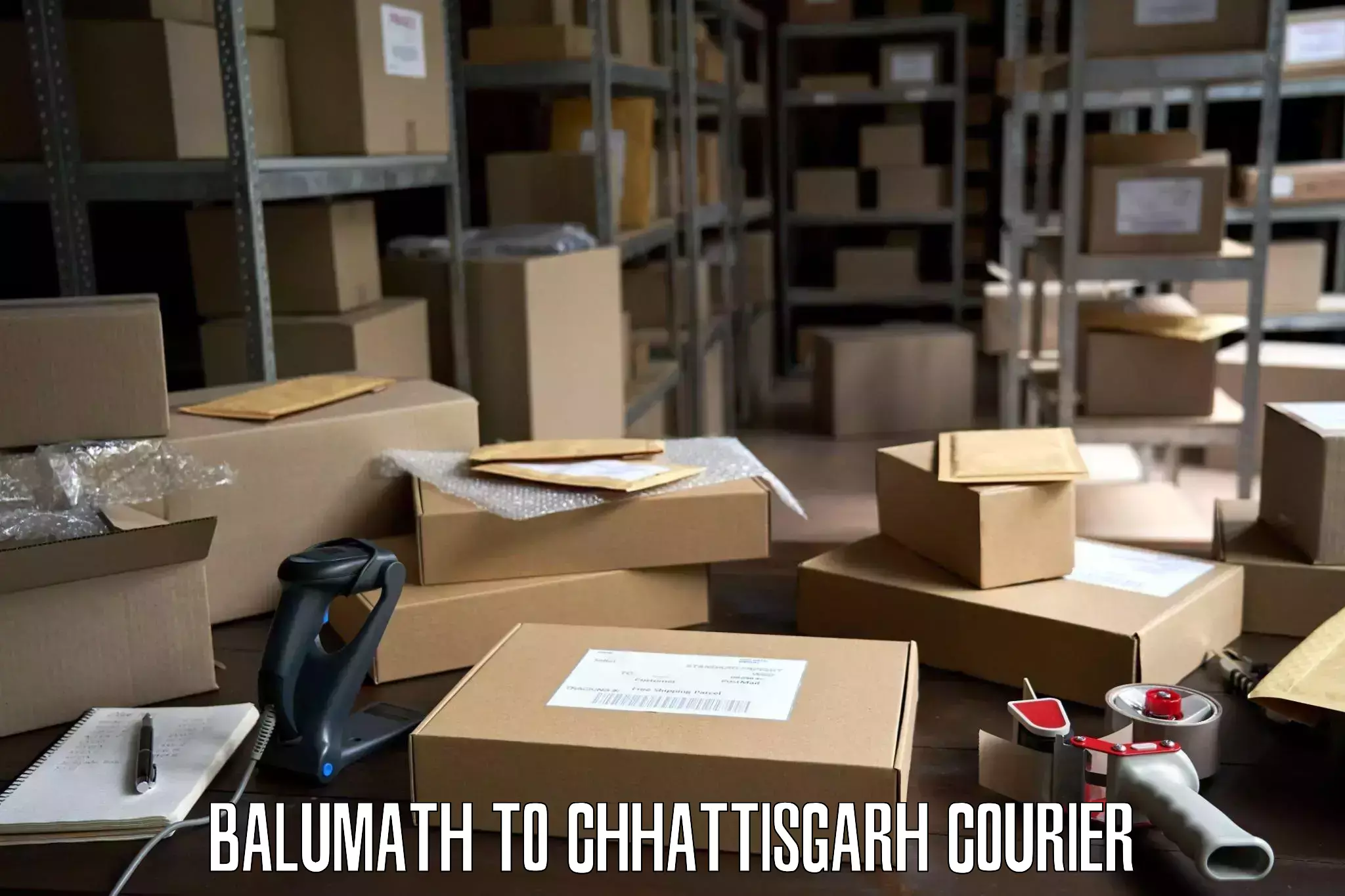 Online household goods transport Balumath to Bijapur Chhattisgarh