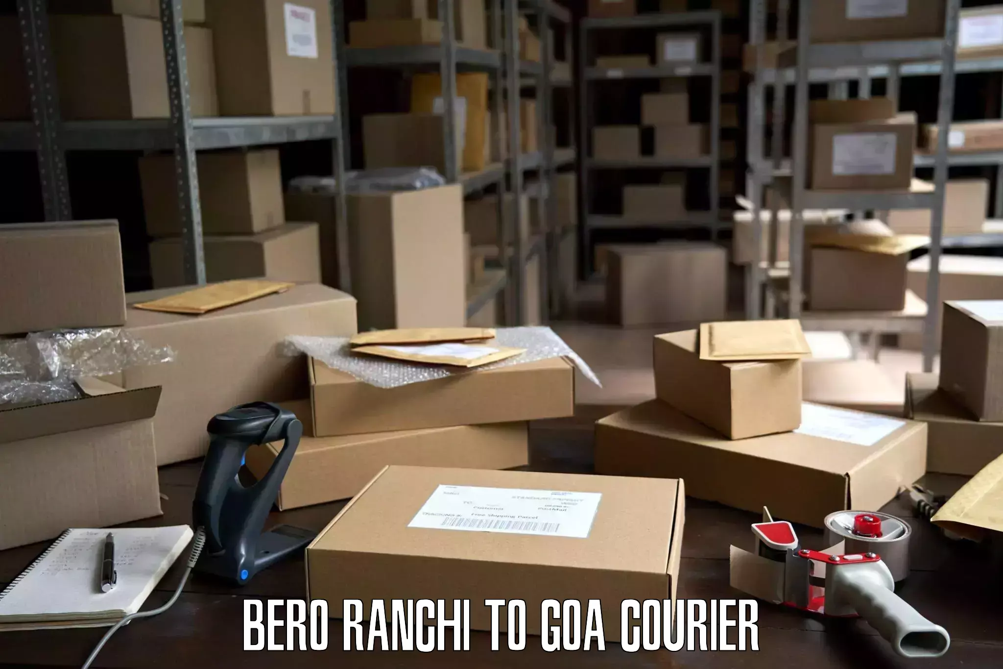 Professional moving strategies Bero Ranchi to Goa