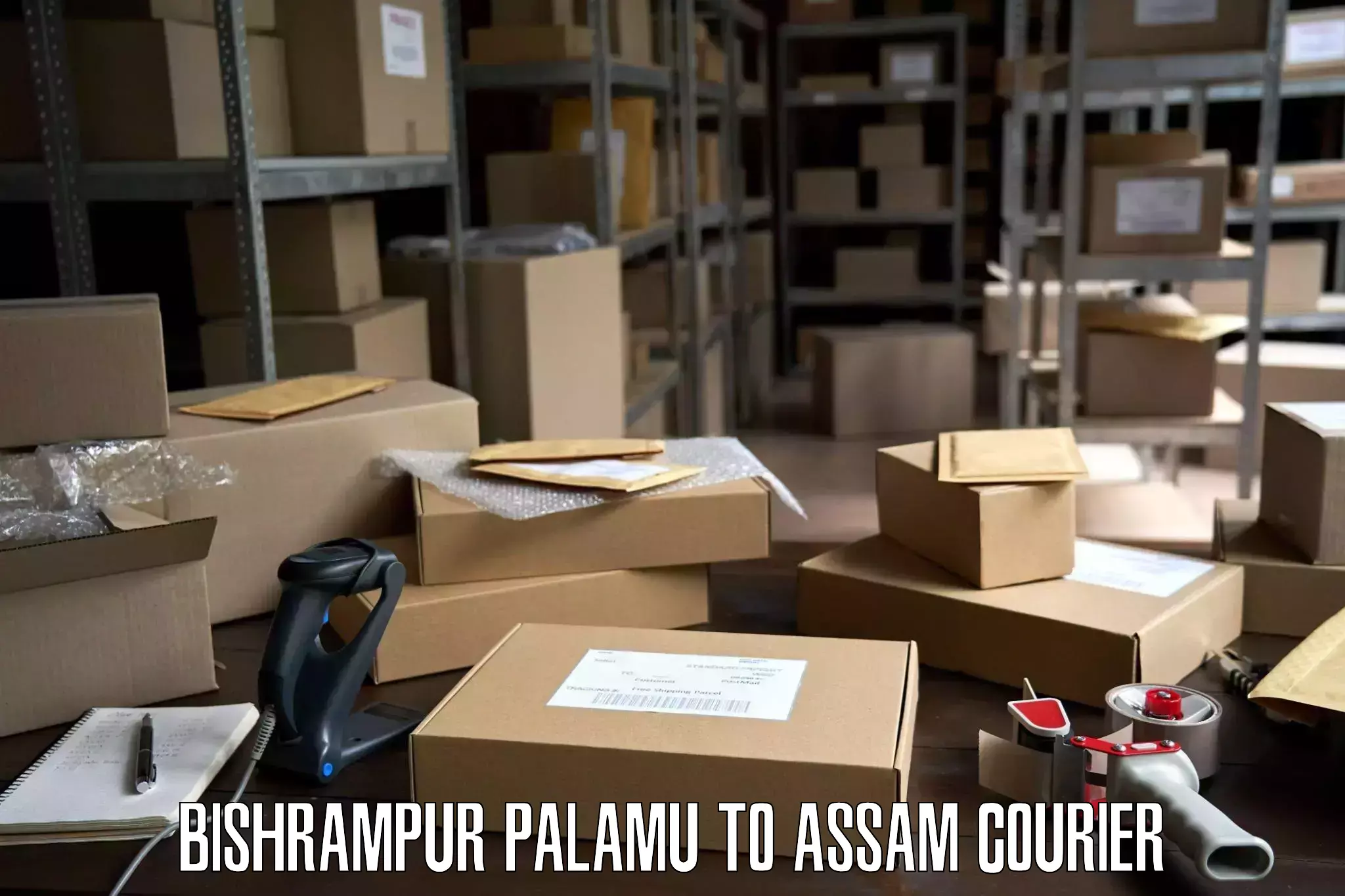 Quality furniture shipping Bishrampur Palamu to Narayanpur Lakhimpur