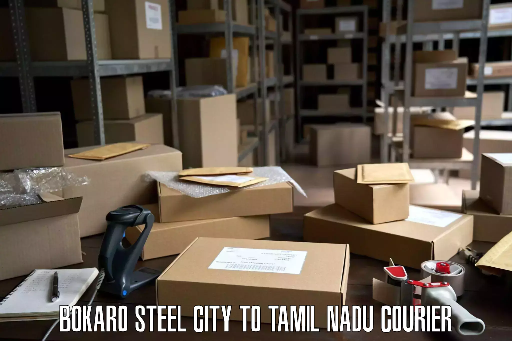 Efficient packing and moving Bokaro Steel City to Tamil Nadu