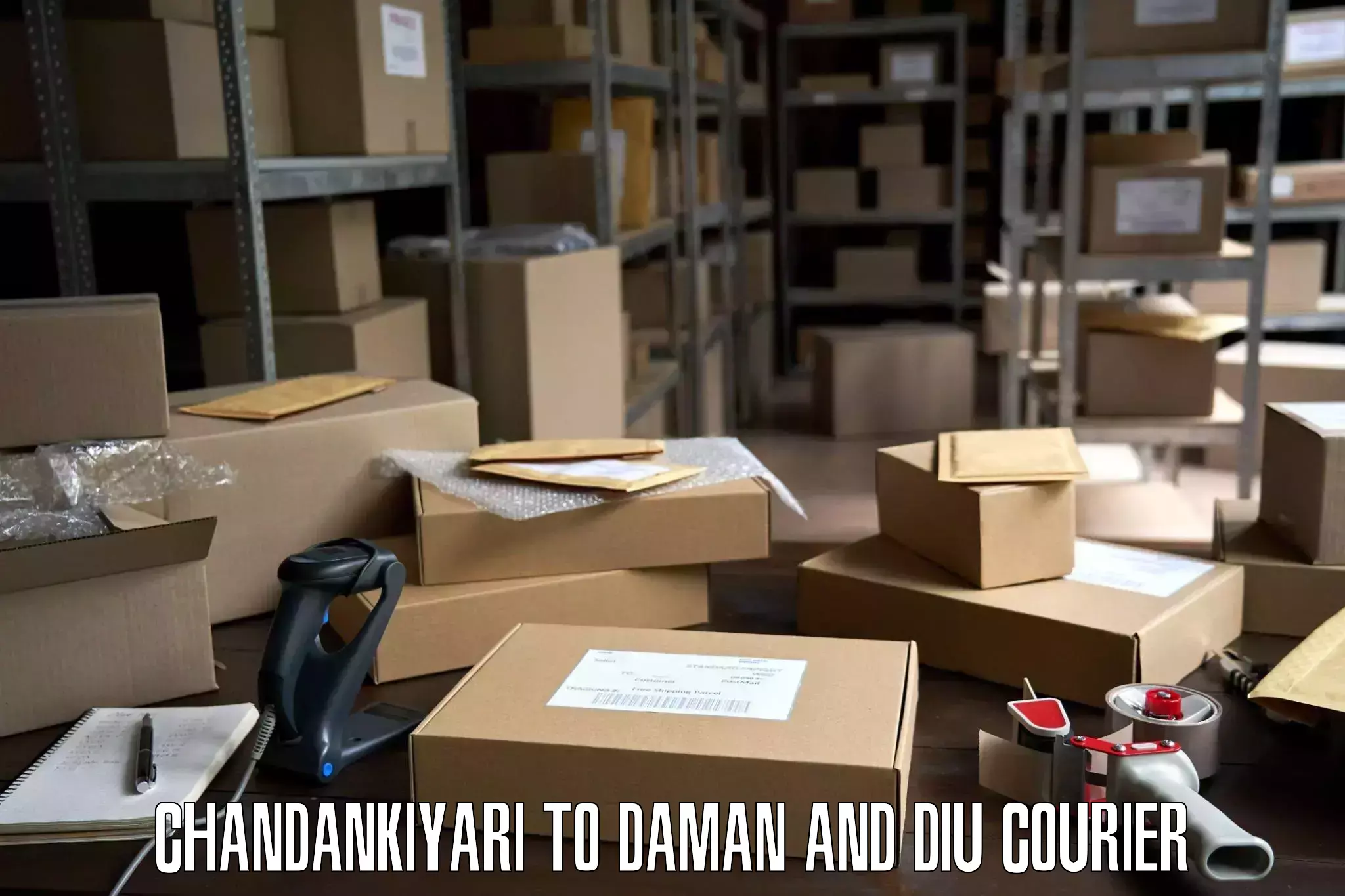 Furniture transport specialists Chandankiyari to Daman and Diu