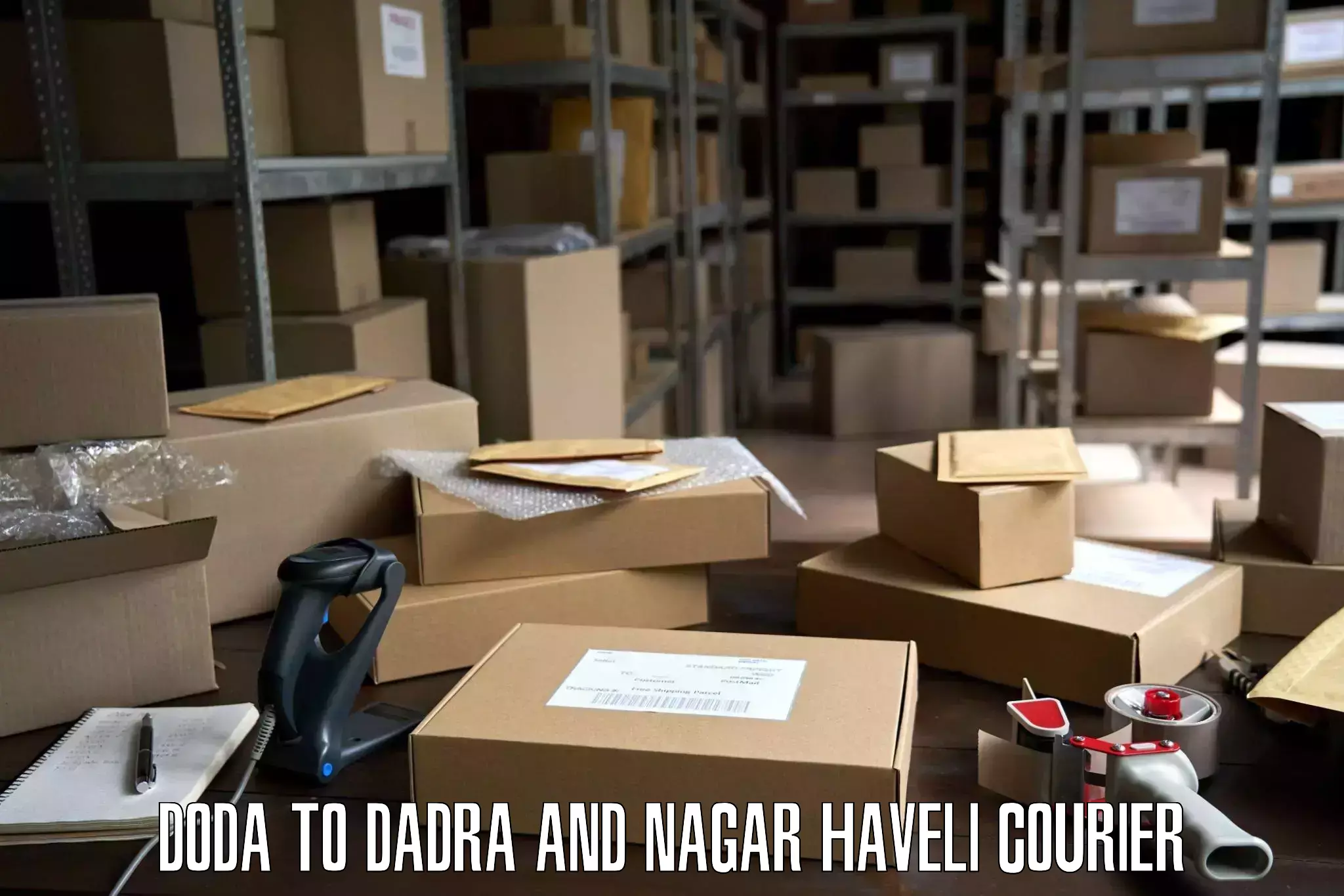 Custom moving and storage Doda to Dadra and Nagar Haveli