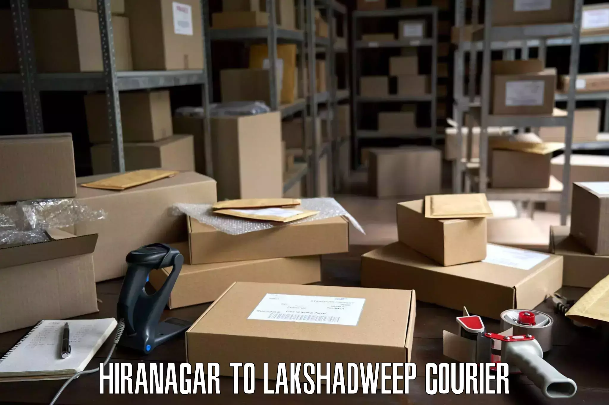 Quality moving services Hiranagar to Lakshadweep
