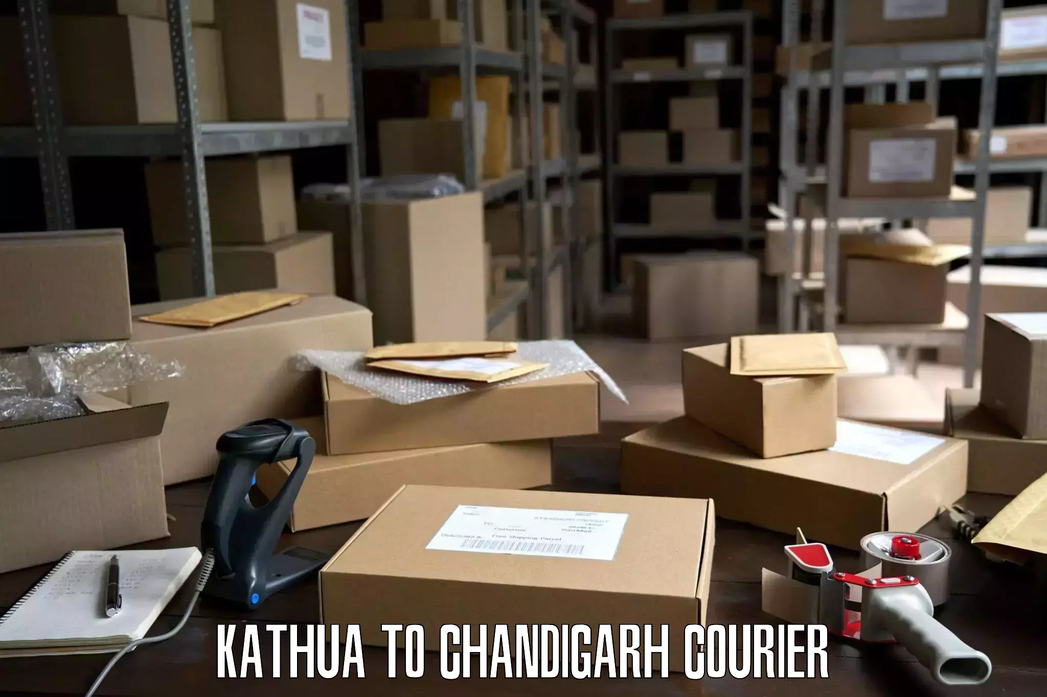 Furniture moving experts in Kathua to Panjab University Chandigarh