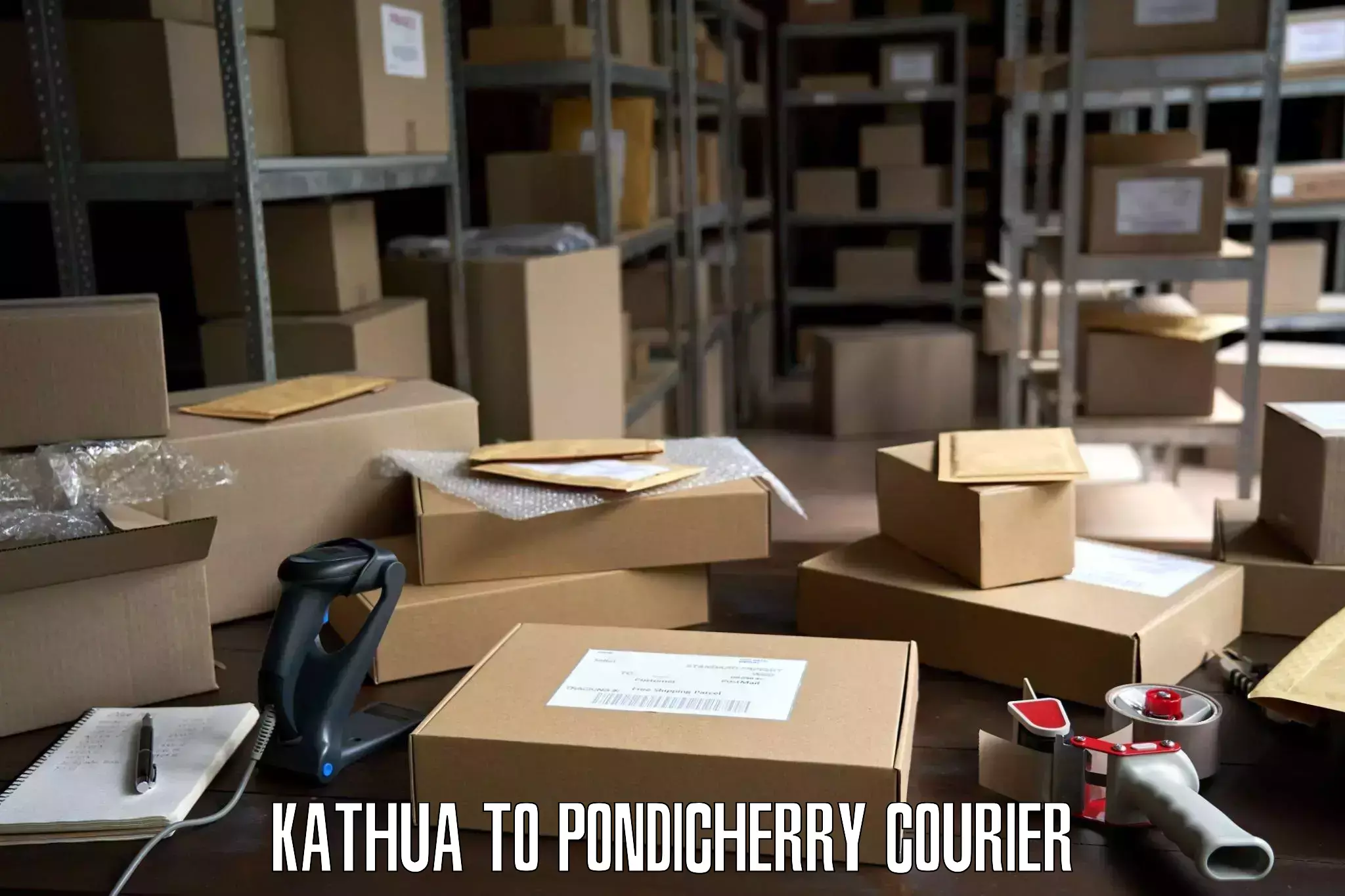 Reliable household moving Kathua to Pondicherry