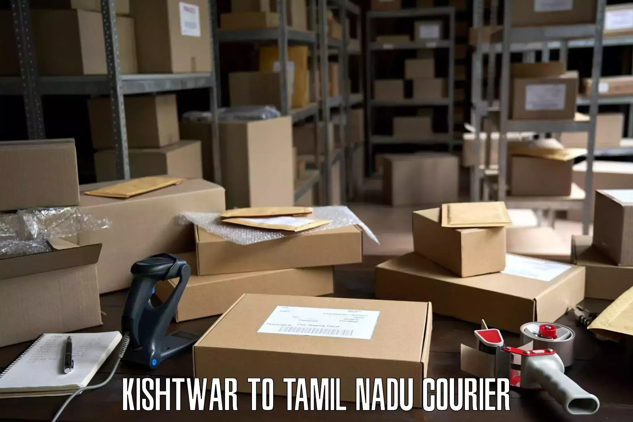 Professional furniture relocation Kishtwar to Tamil Nadu