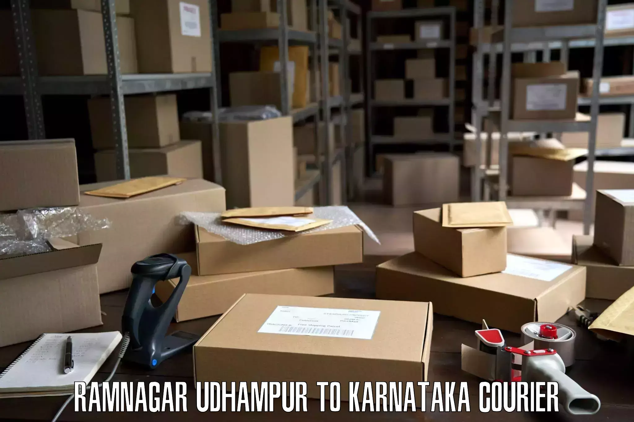 Professional furniture moving Ramnagar Udhampur to Kushalnagar