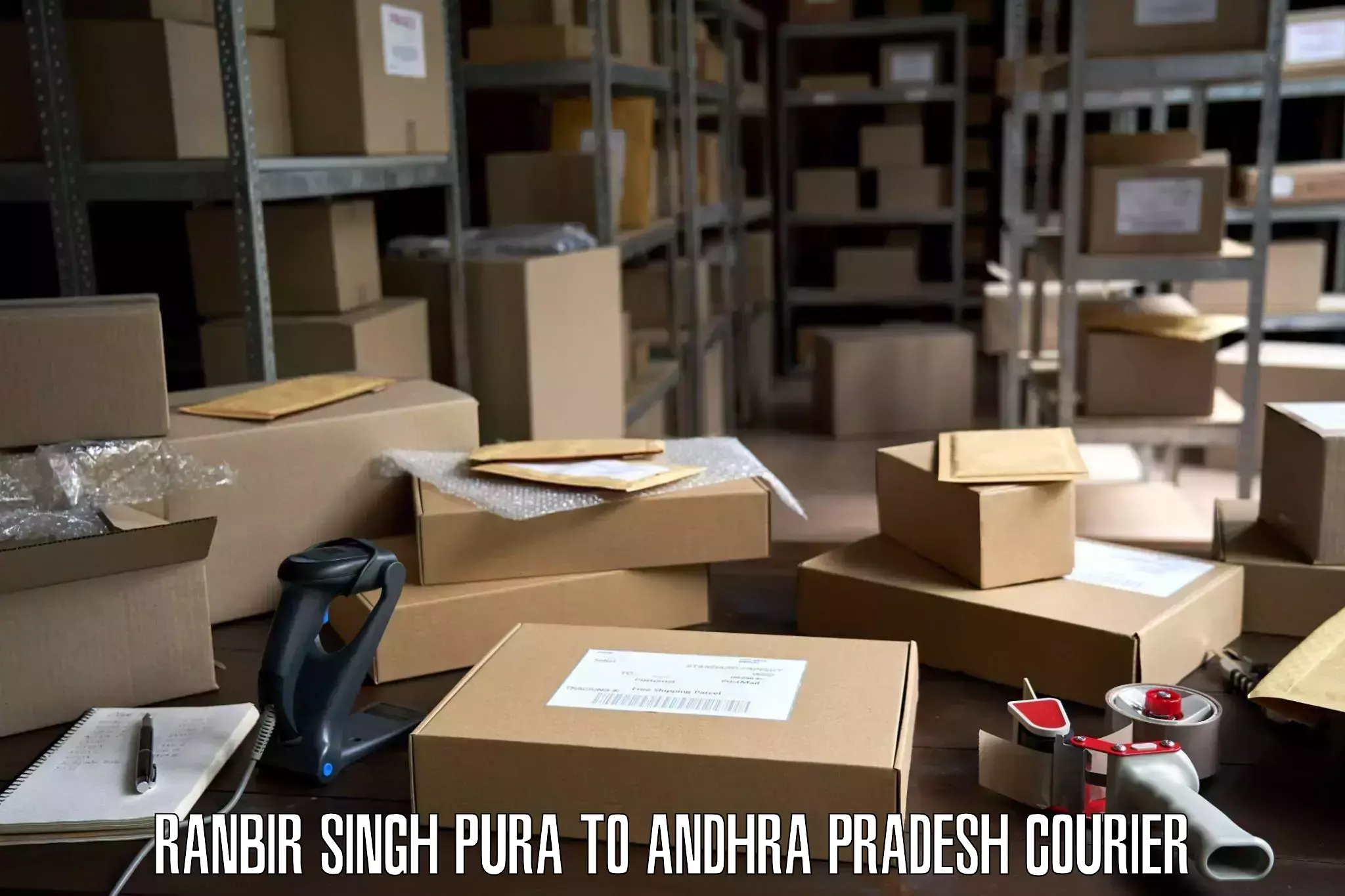 Household goods transport service Ranbir Singh Pura to Gandhi Institute of Technology and Management Visakhapatnam