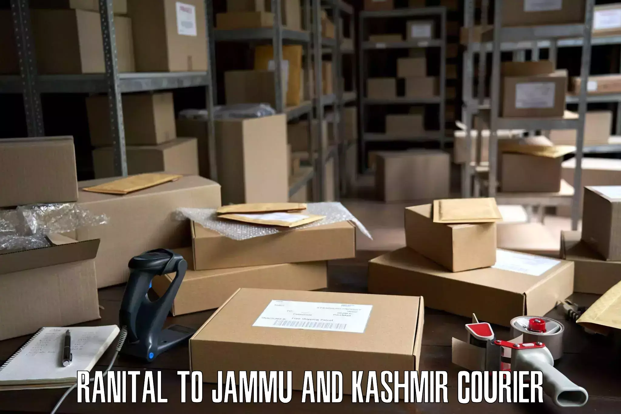 Door-to-door relocation services in Ranital to Jammu and Kashmir