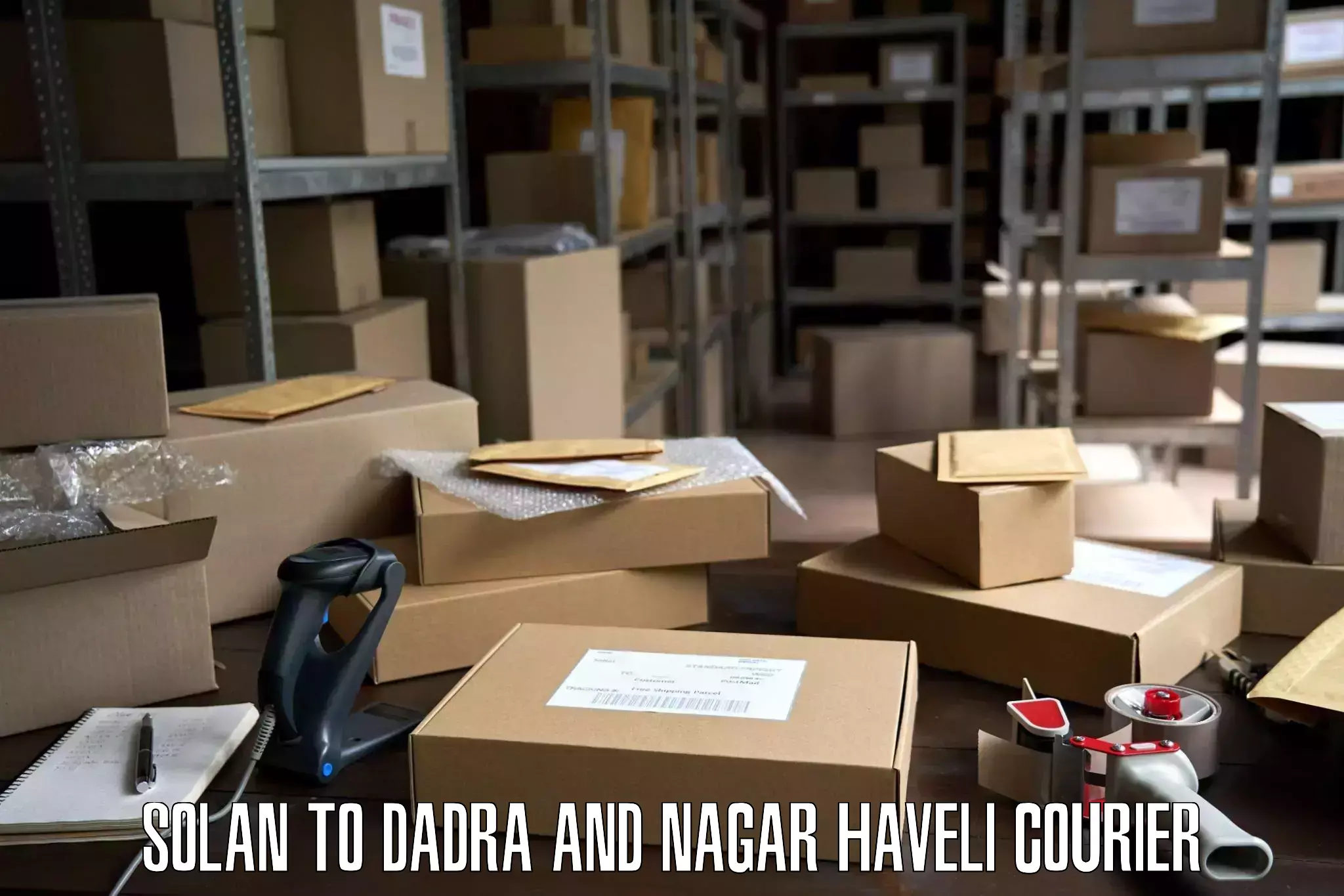 Home furniture relocation Solan to Dadra and Nagar Haveli