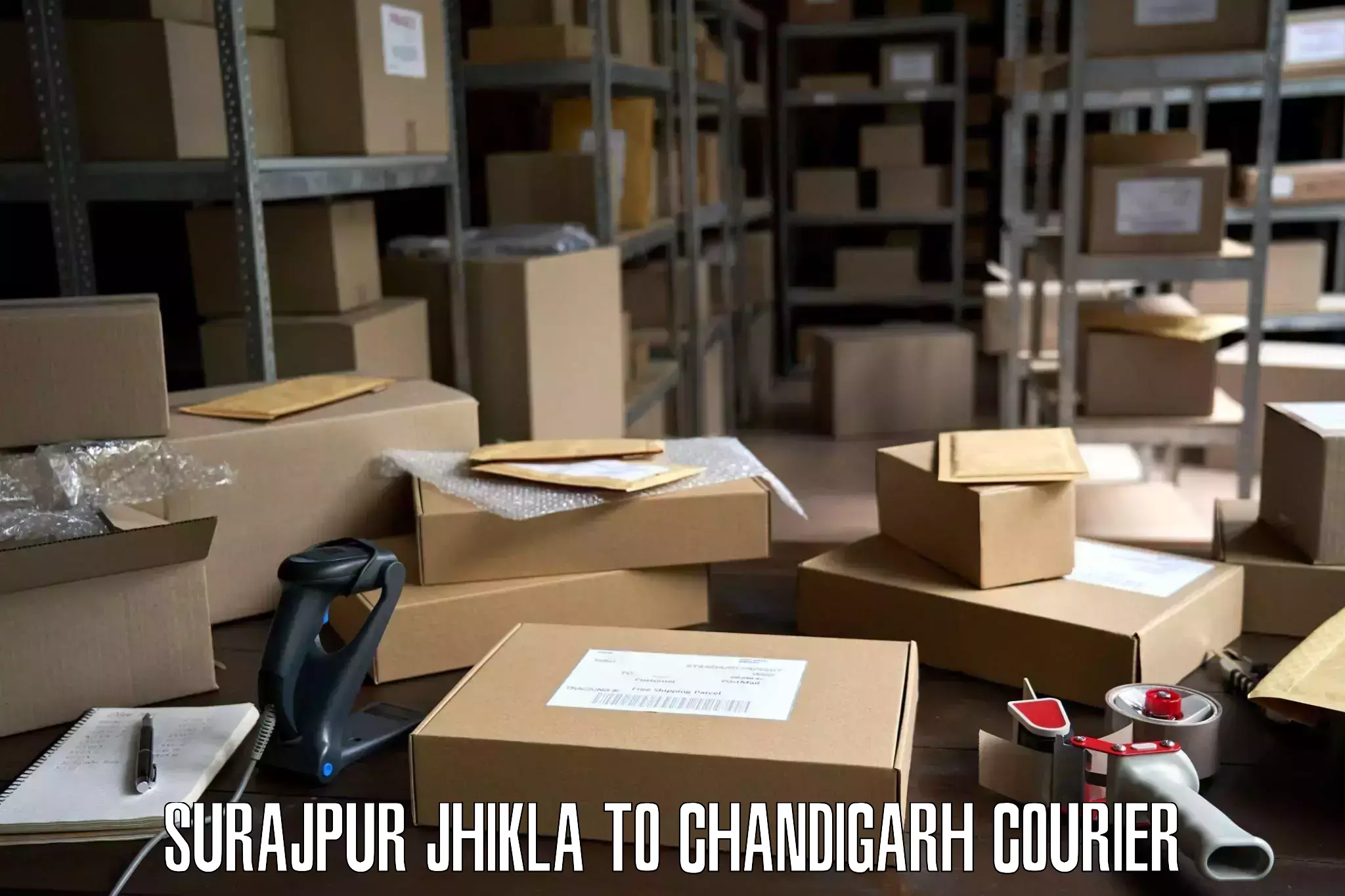 Smooth relocation services Surajpur Jhikla to Chandigarh