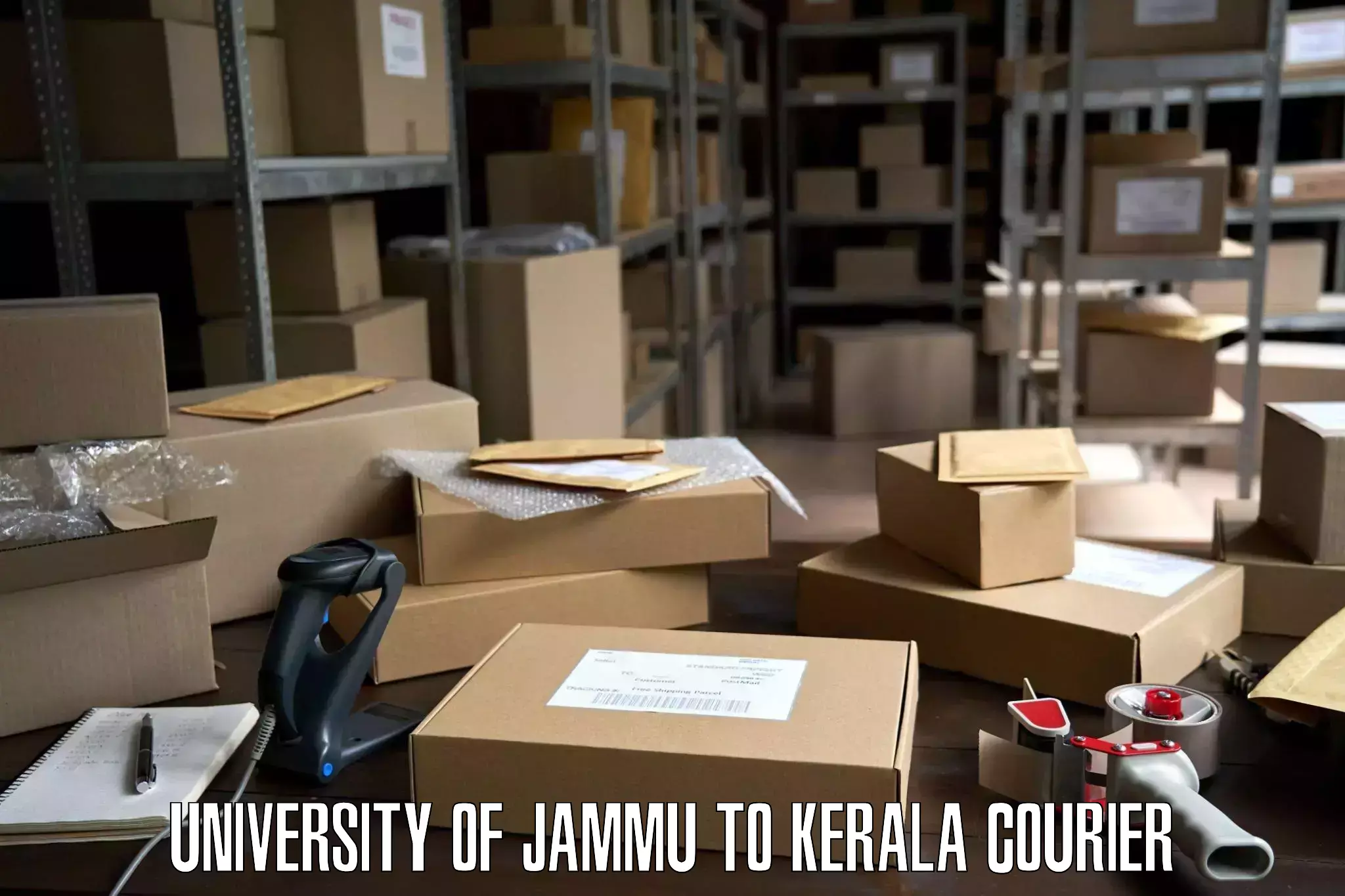 Efficient packing and moving University of Jammu to Kerala