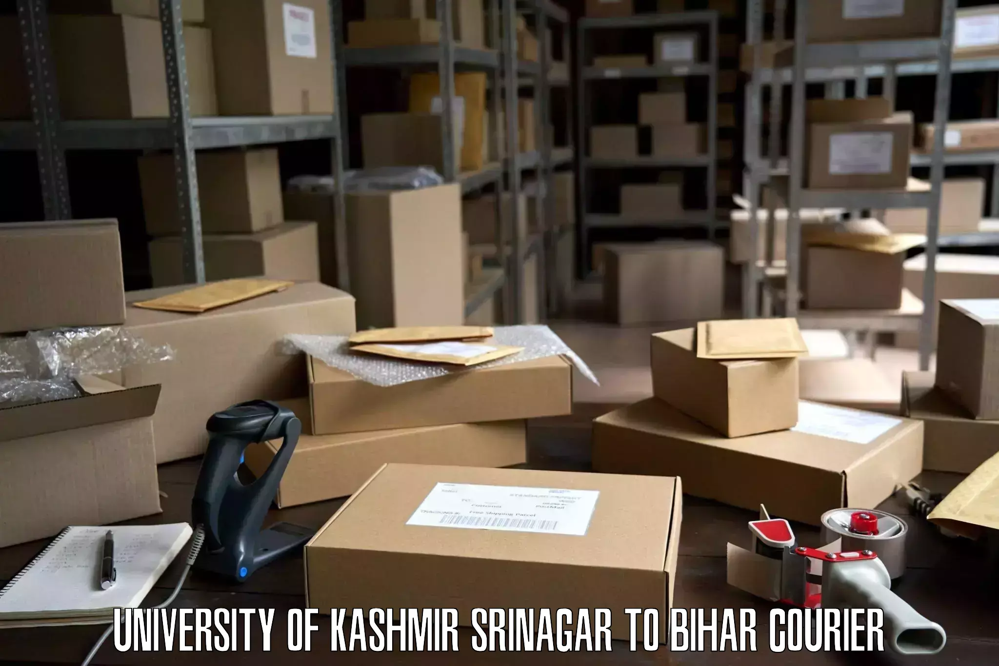 Skilled home shifting University of Kashmir Srinagar to Hazrat Jandaha