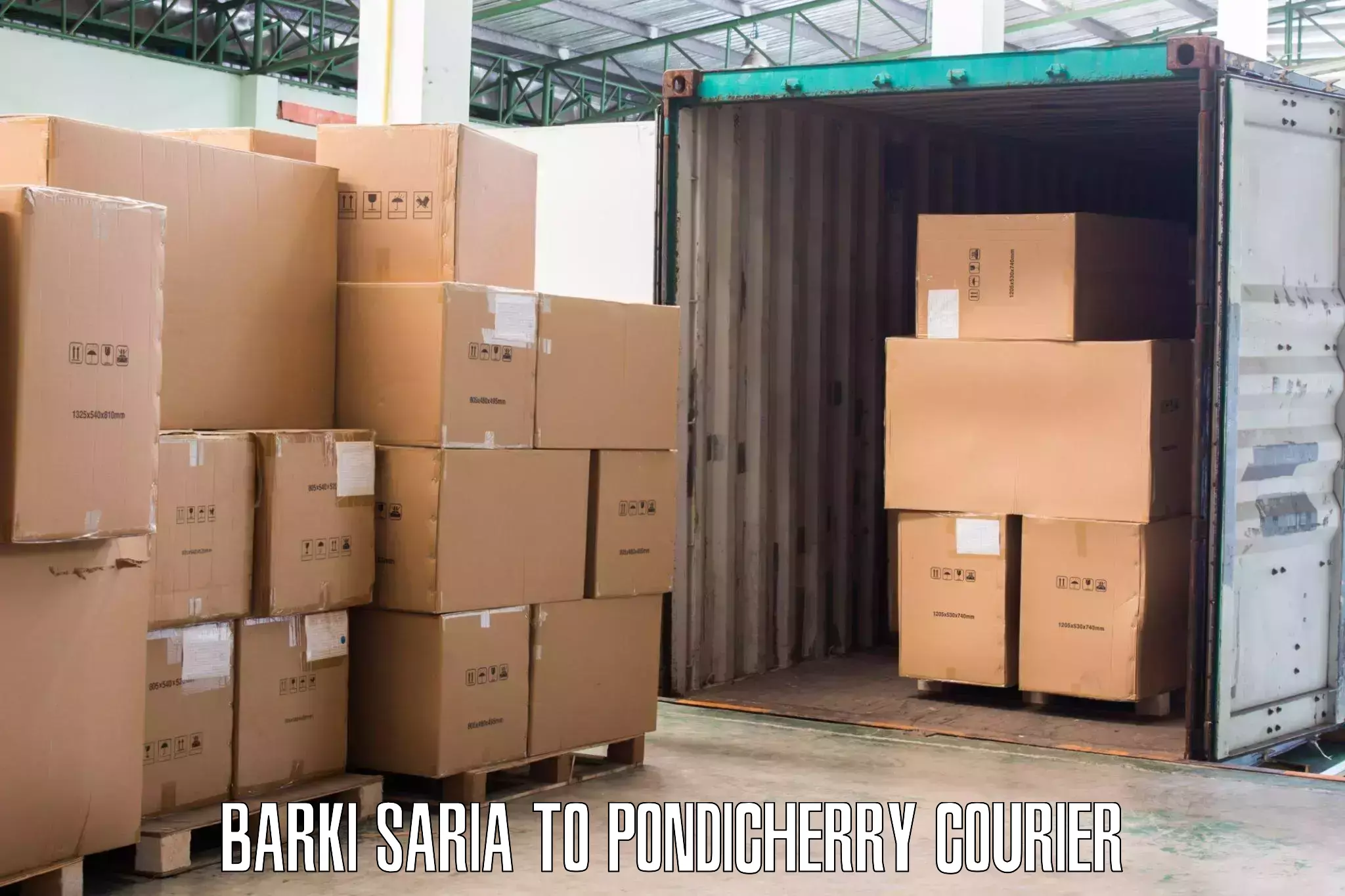 Professional home goods transport Barki Saria to Karaikal