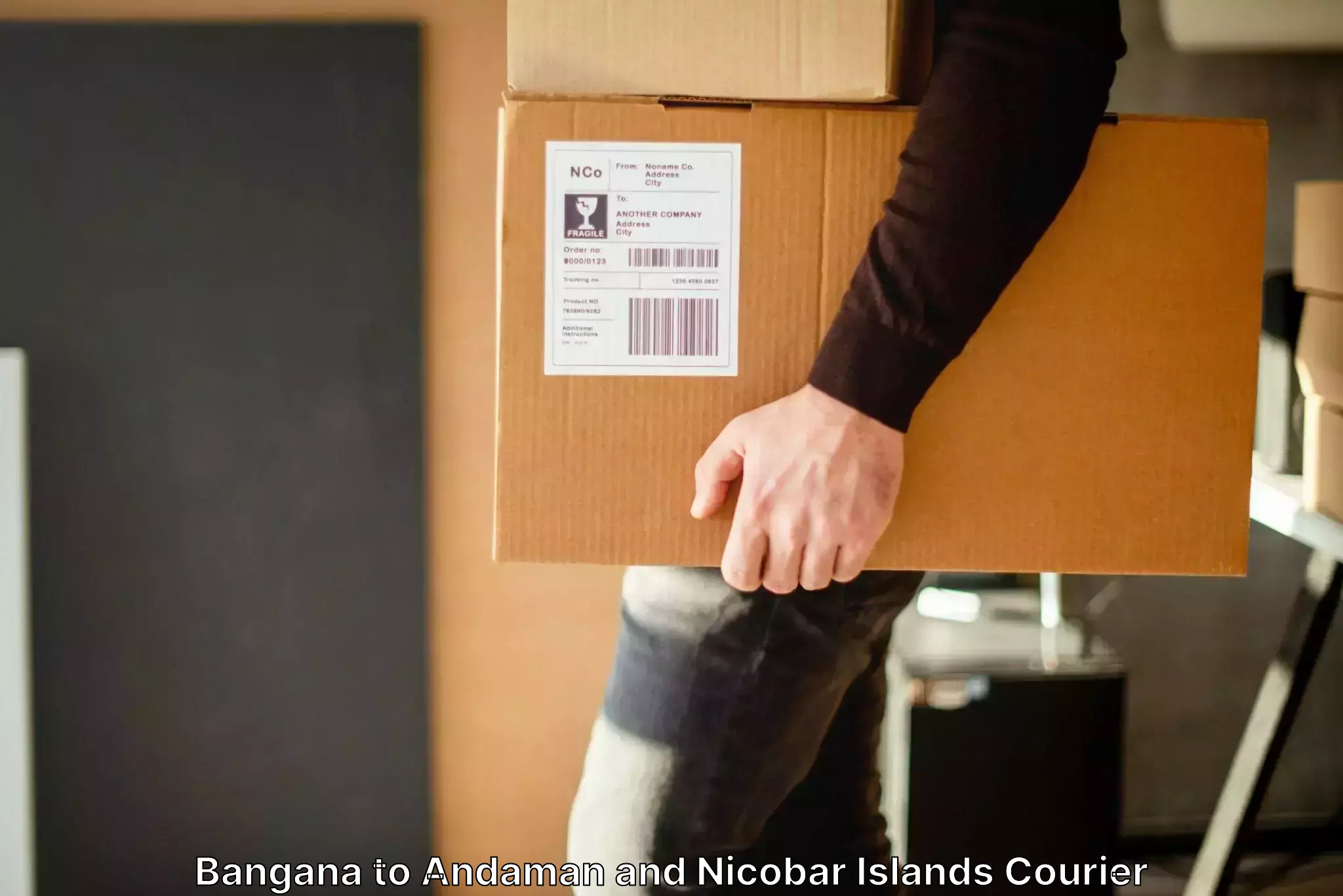 Baggage shipping advice Bangana to North And Middle Andaman
