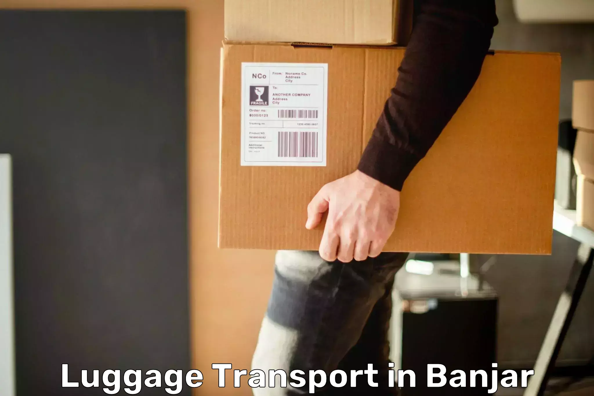 Luggage courier rates calculator in Banjar