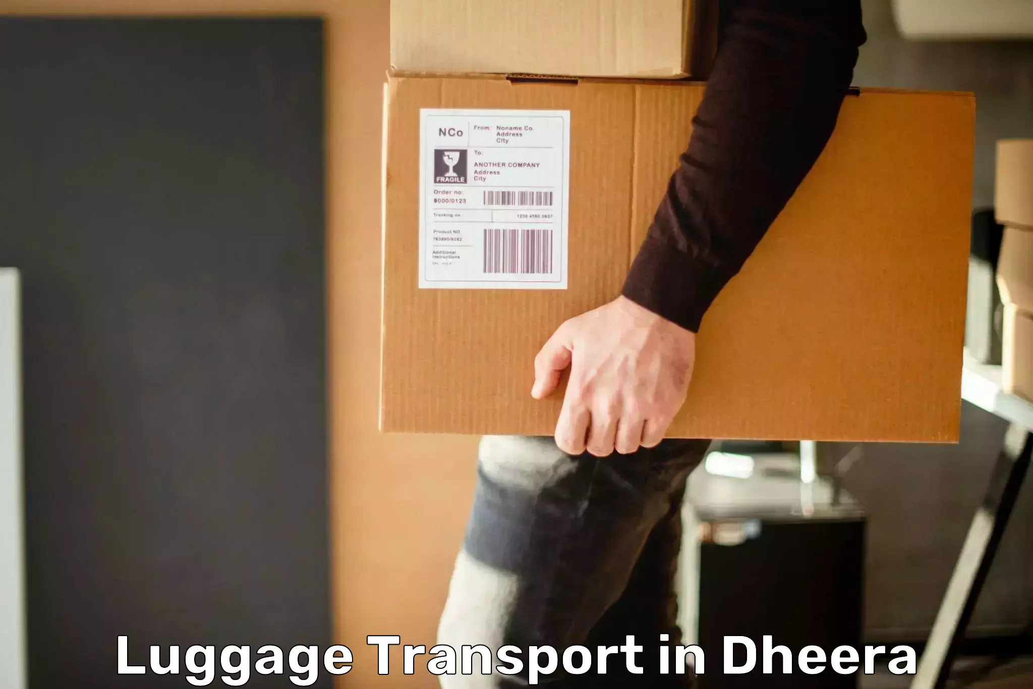 Bulk luggage shipping in Dheera