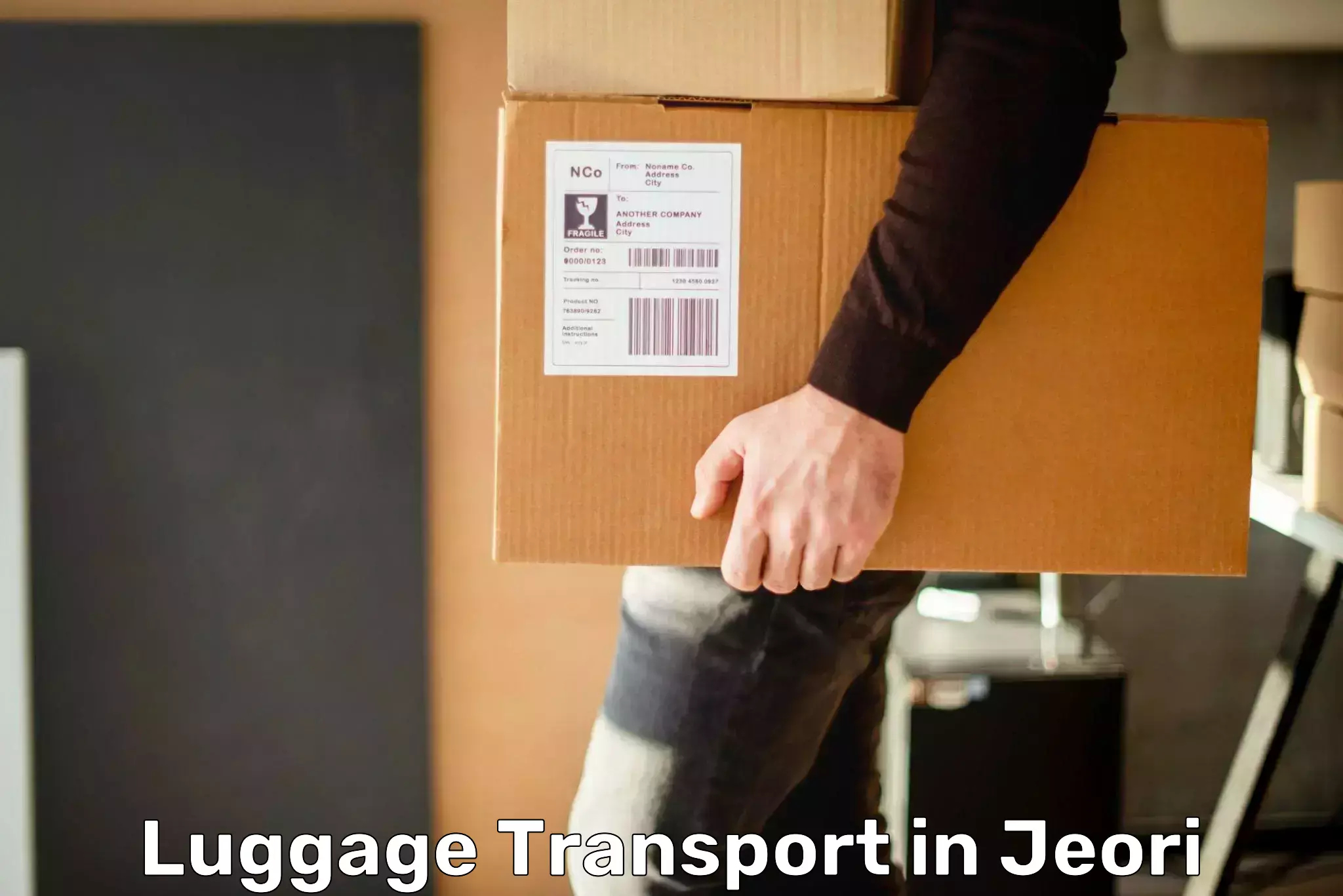Baggage shipping calculator in Jeori