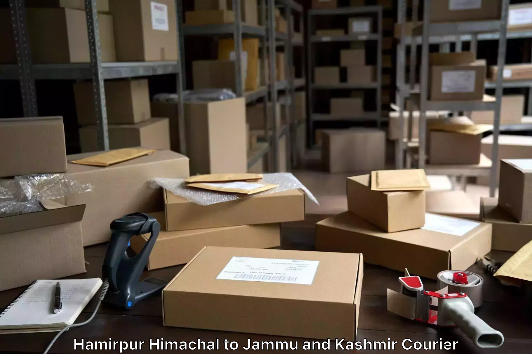 Doorstep luggage collection Hamirpur Himachal to Jammu and Kashmir