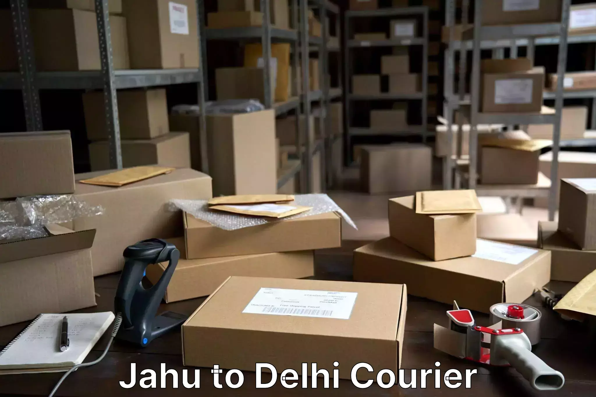 Luggage delivery rates Jahu to Sansad Marg